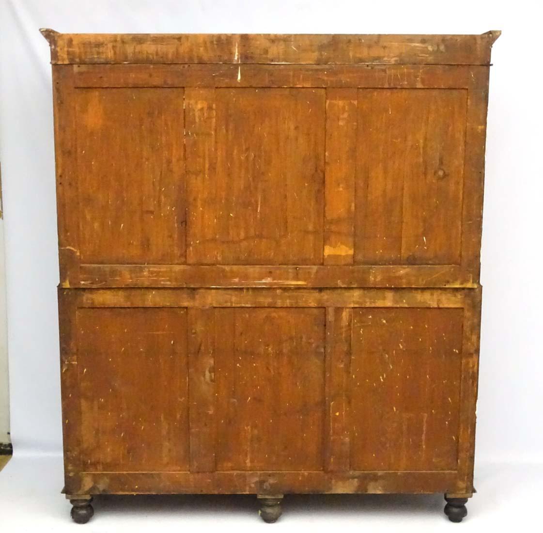 Antique Housekeepers Cupboard Cabinet Mahogany Victorian 19th Century 10