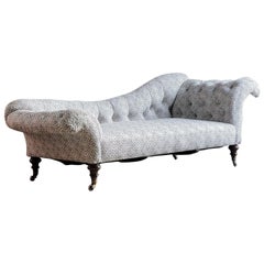 Antique Howard and Sons Chaise Longue 19th Century, circa 1870