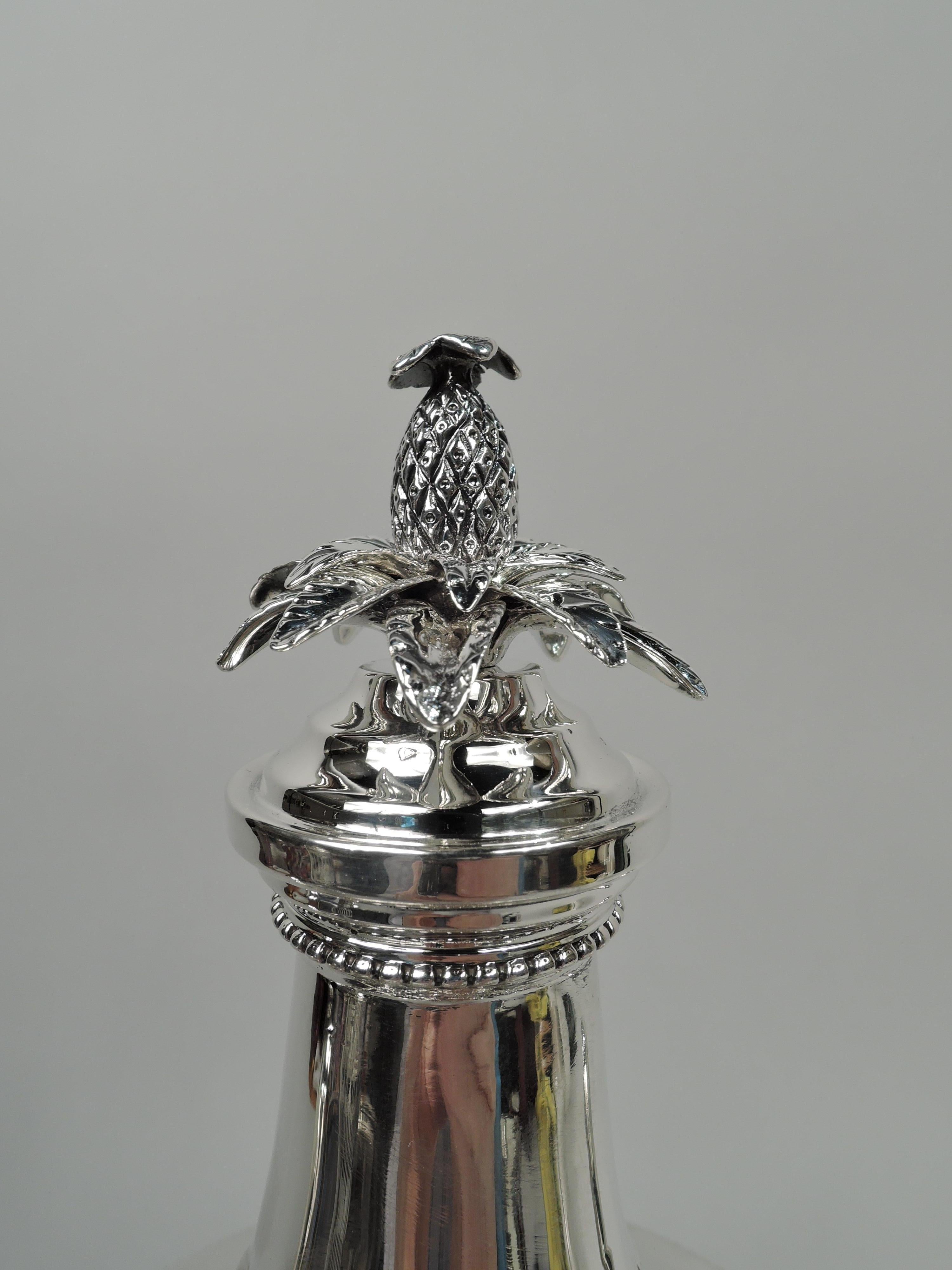American Antique Howard Edwardian Neoclassical Sterling Silver Covered Urn