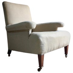 Antique Howard & Sons Armchair Lounge Chair 19th Century Berners Street