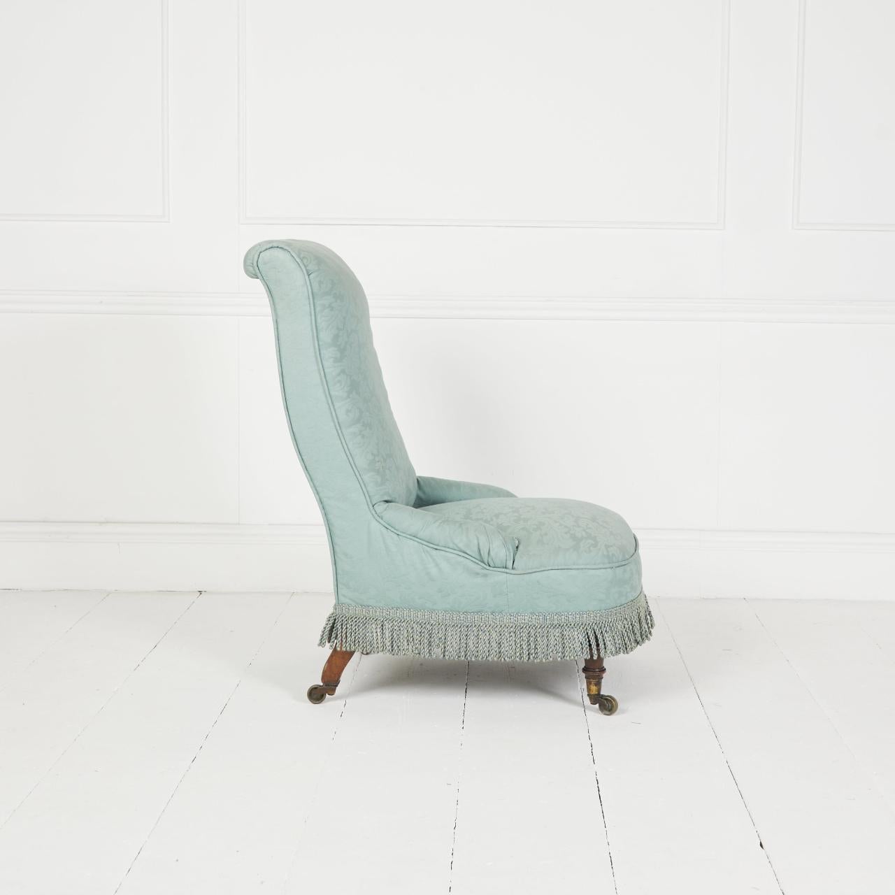 Ancienne chaise de chambre Howard & Sons à pantoufles Bon état - En vente à Stroud, GB