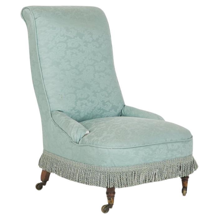 Ancienne chaise de chambre Howard & Sons à pantoufles en vente
