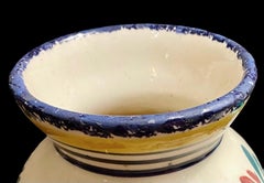 Vintage HR Quimper French Faience Vase