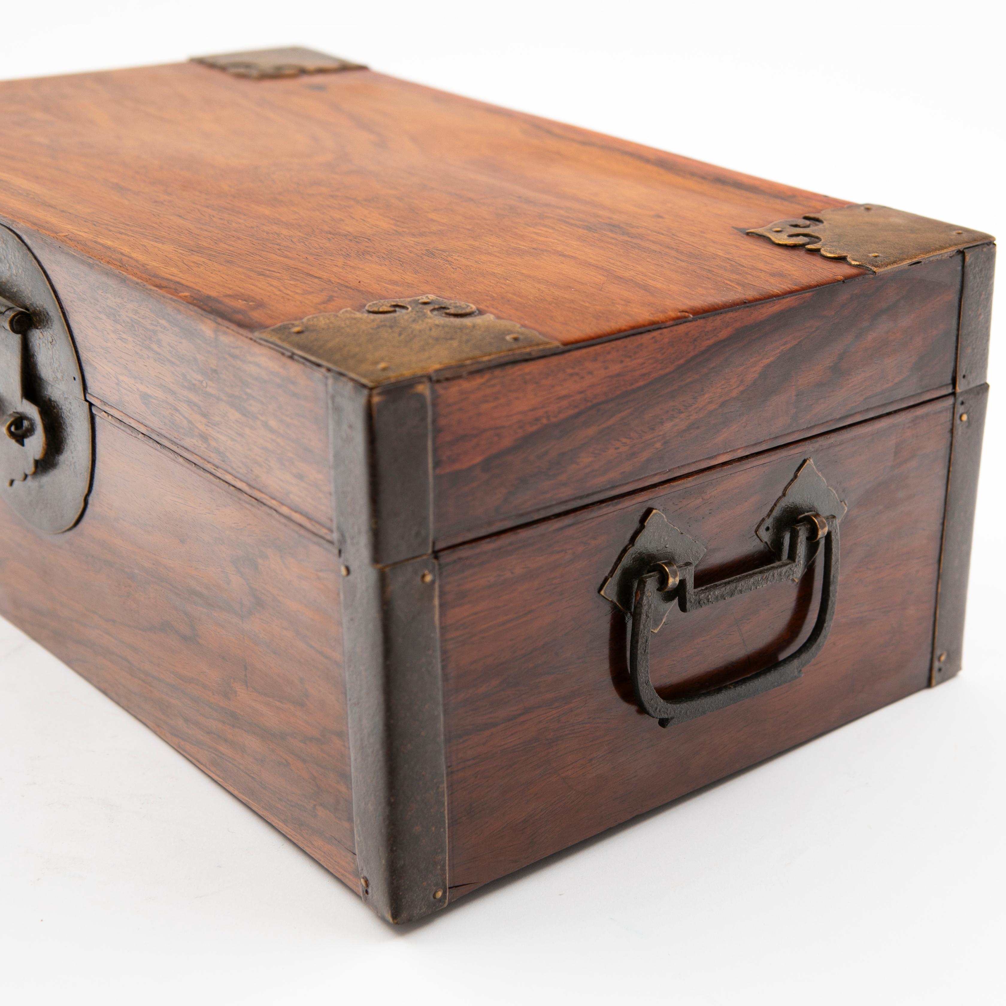 Antique Huanghuali Document Box For Sale 4