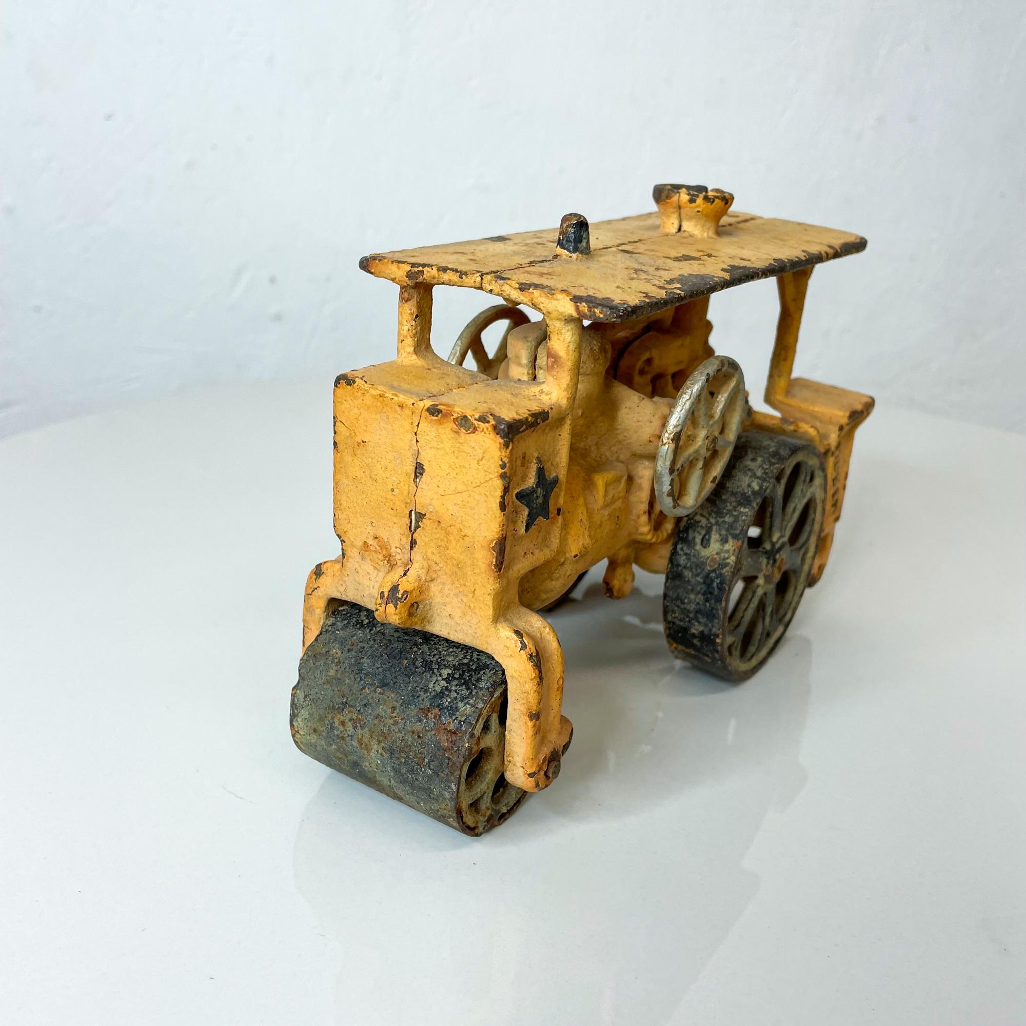 American Antique Huber Cast Iron Toy Truck Hubley Steam Driven Engine Road Roller 1930s