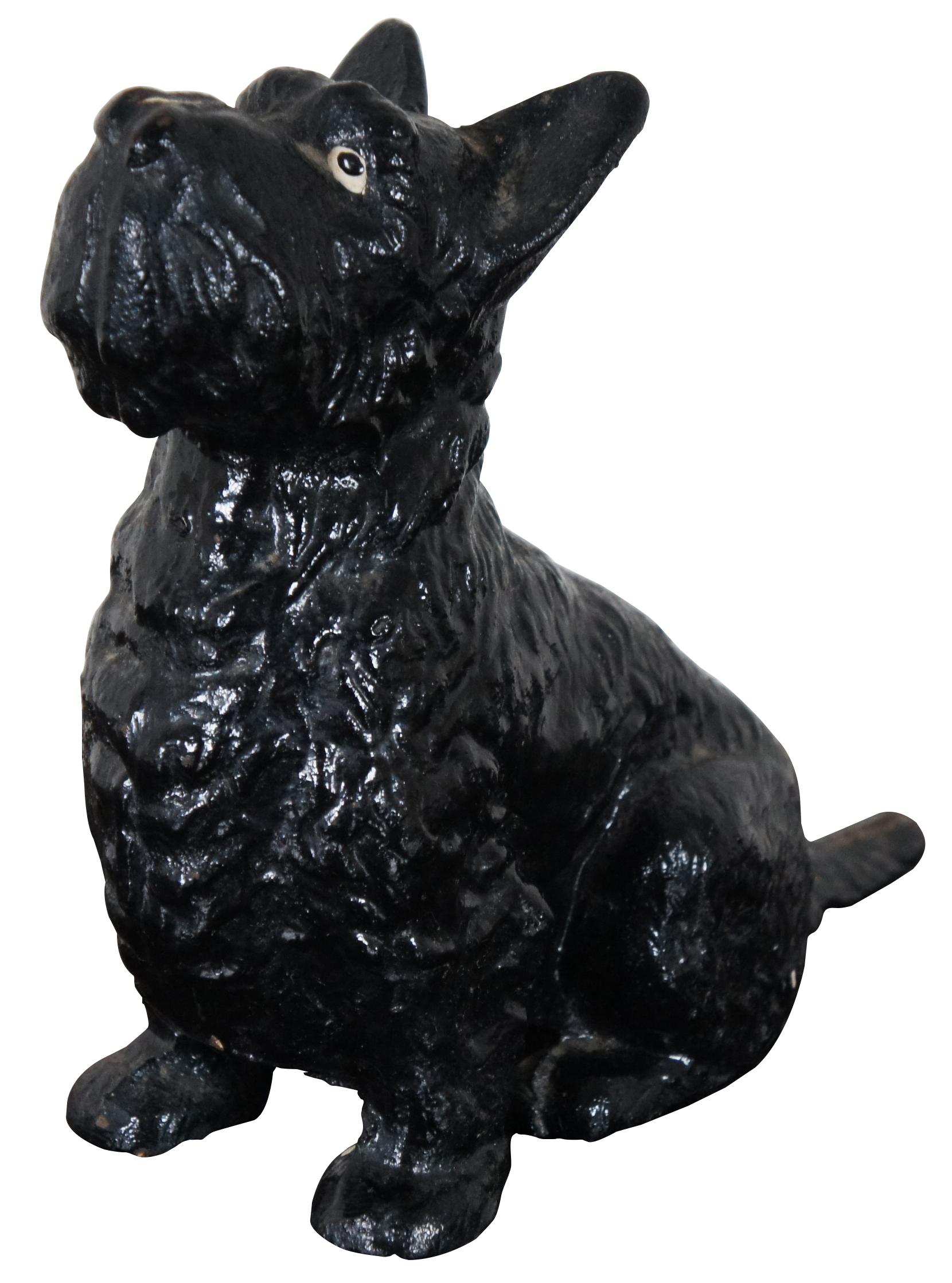 cast iron scottie dog doorstop