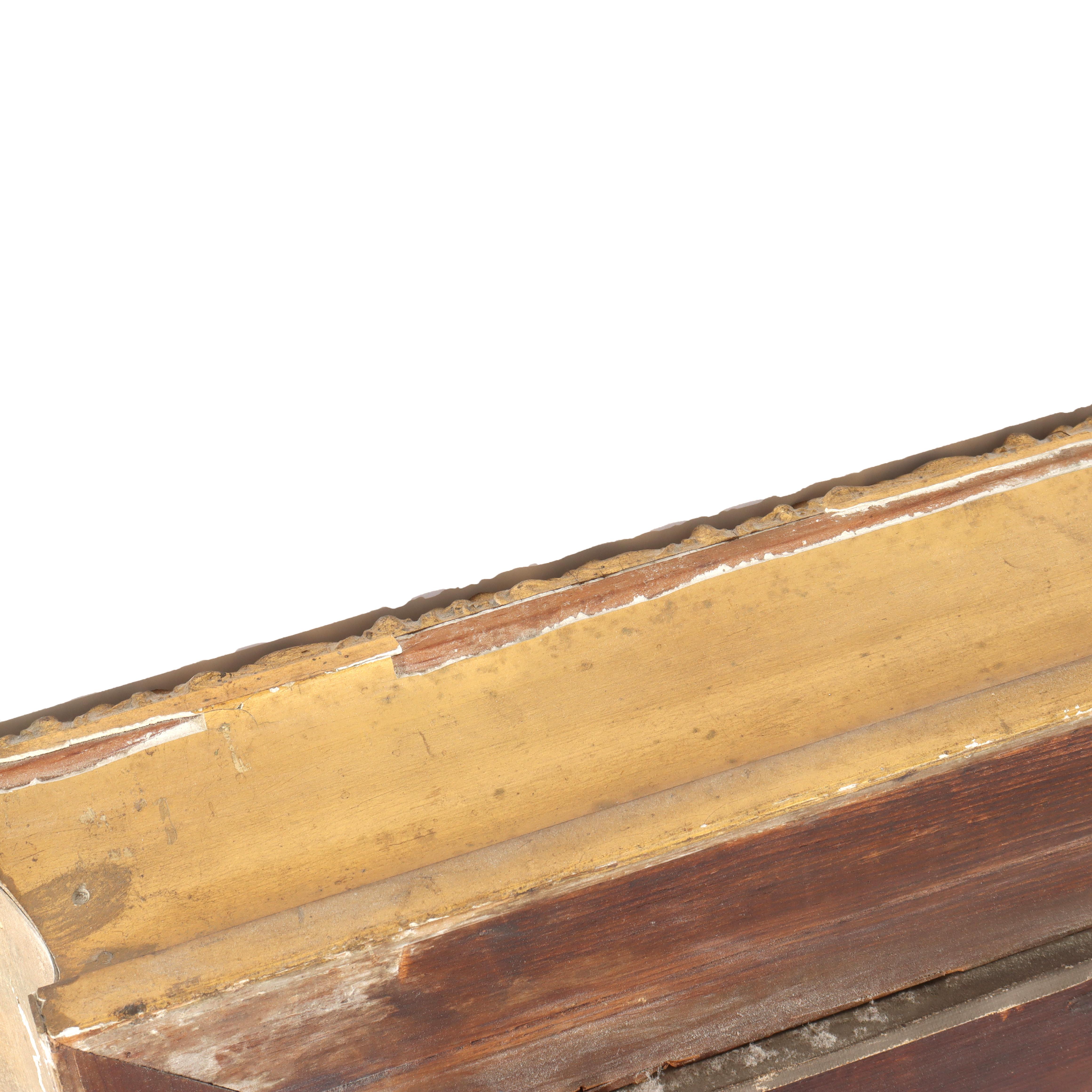 Antike Hudson River School Öl auf Leinwand Gemälde einer Fluss-Szene c1900 im Angebot 8