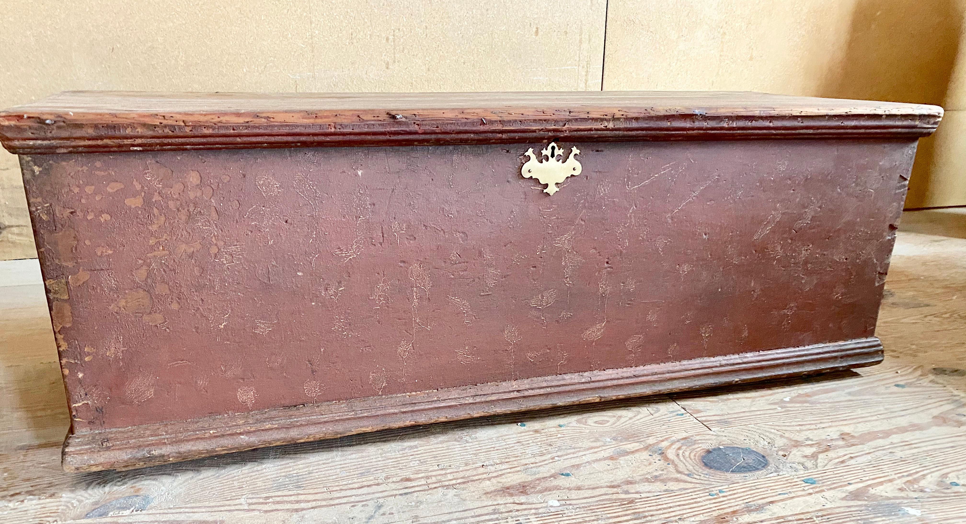 Hand-Crafted Antique Hudson Valley Blanket Box