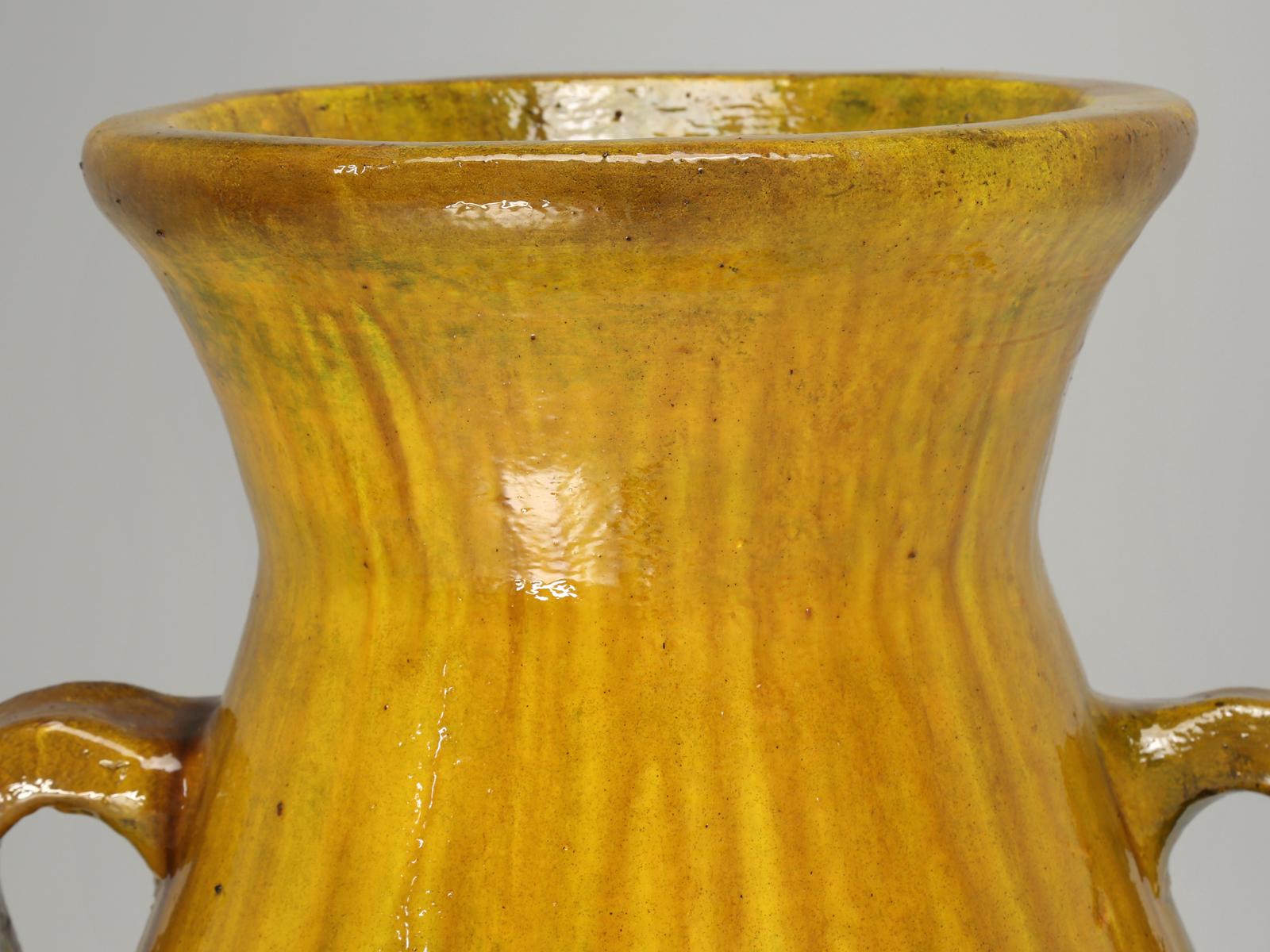 Antique Huge Amphora Jar or Olive Oil Jar, Can Be Used Indoors or Outside In Good Condition In Chicago, IL