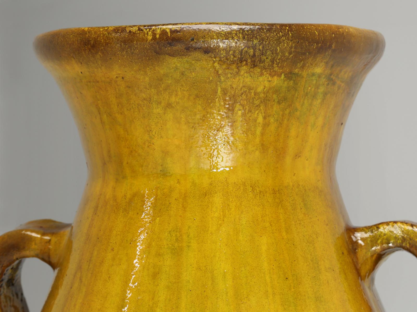 Early 20th Century Antique Huge Amphora Jar or Olive Oil Jar, Can Be Used Indoors or Outside