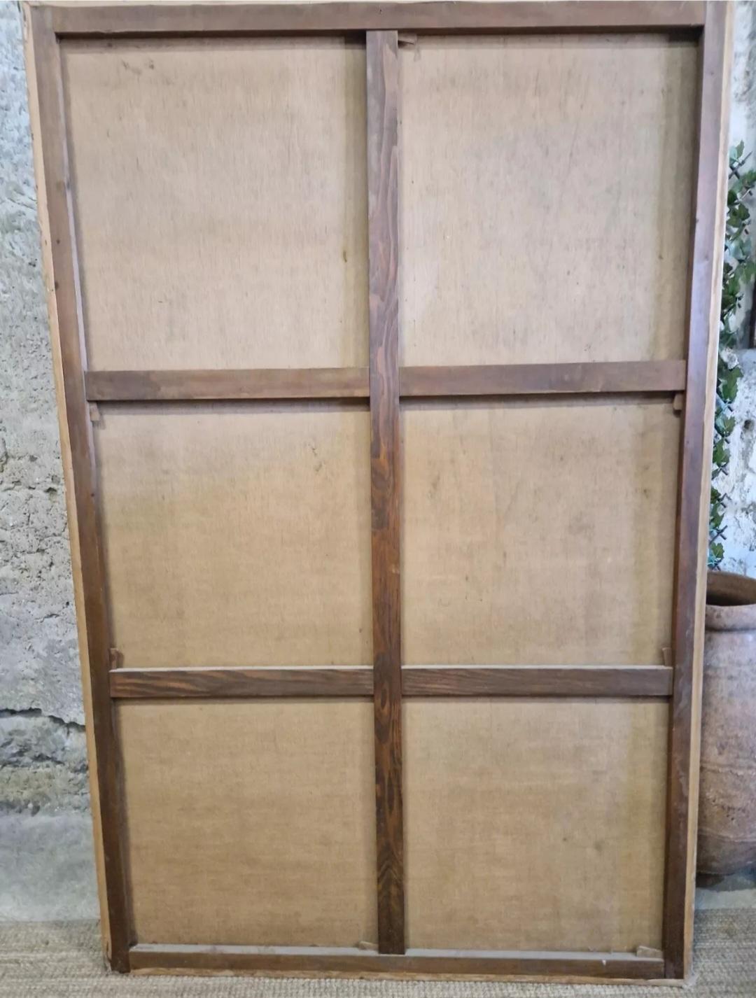 Antike Riesige Französische Ölgemälde Flemish Wandteppich im Angebot 3