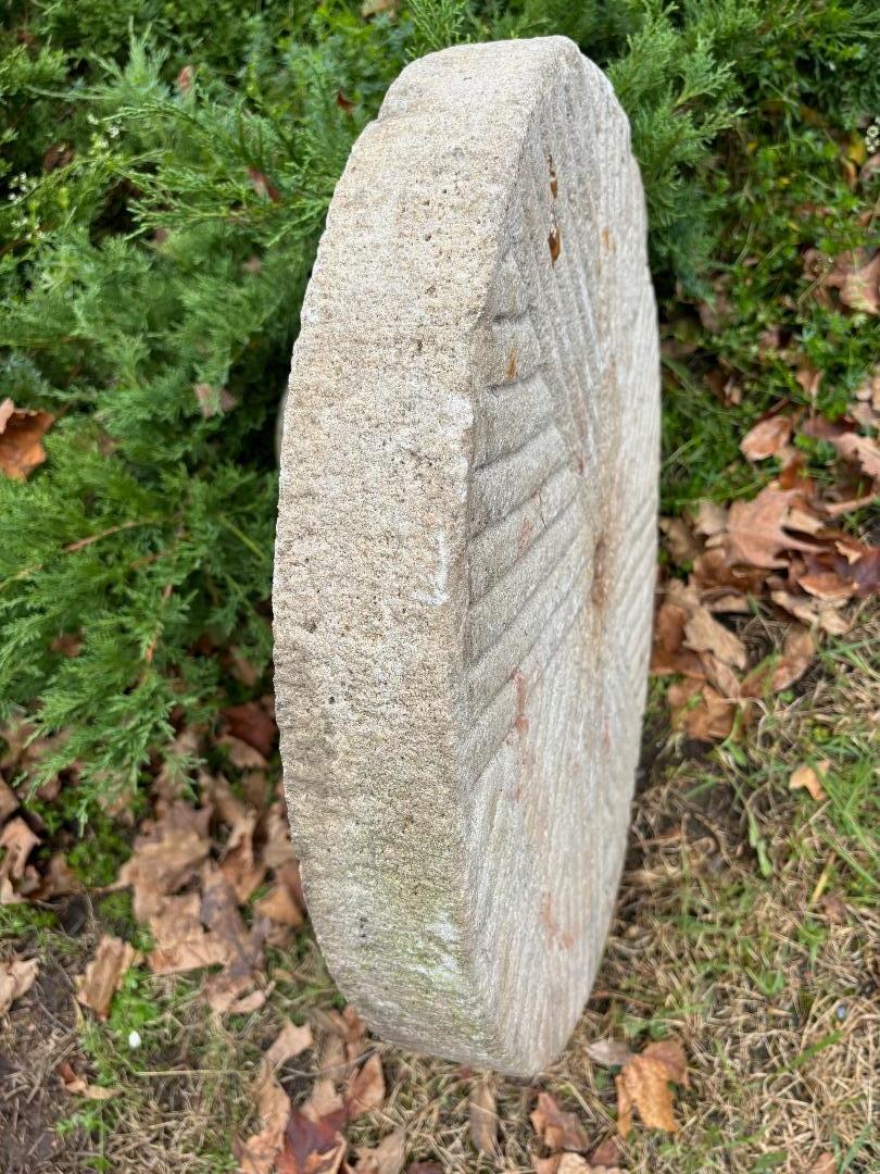 Chinese Antique Huge Garden Mill Stone, 19th Century For Sale