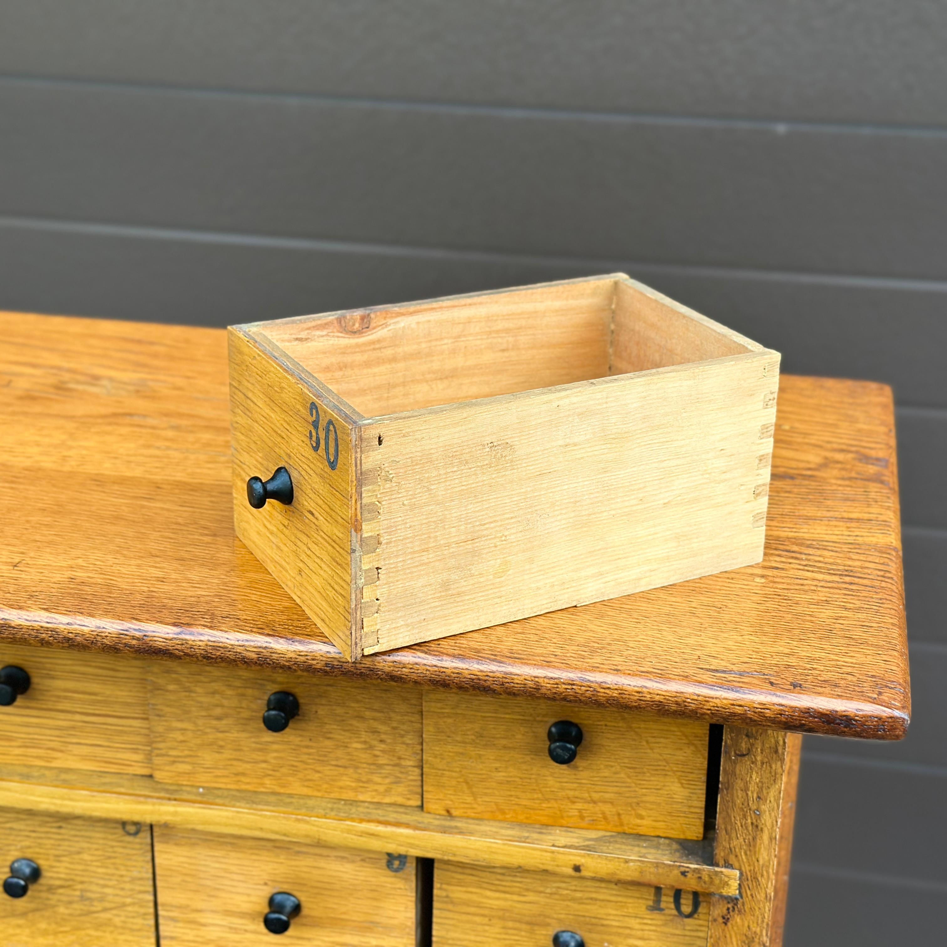 Antique Humphreys’ Specifics Apothecary Medicine Cabinet With 34 Drawers In Fair Condition In West Chester, PA