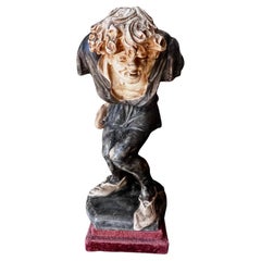 Antike Hunchback von Notre-Dame/Quasimodo Terrakotta Paris 19. Jahrhundert