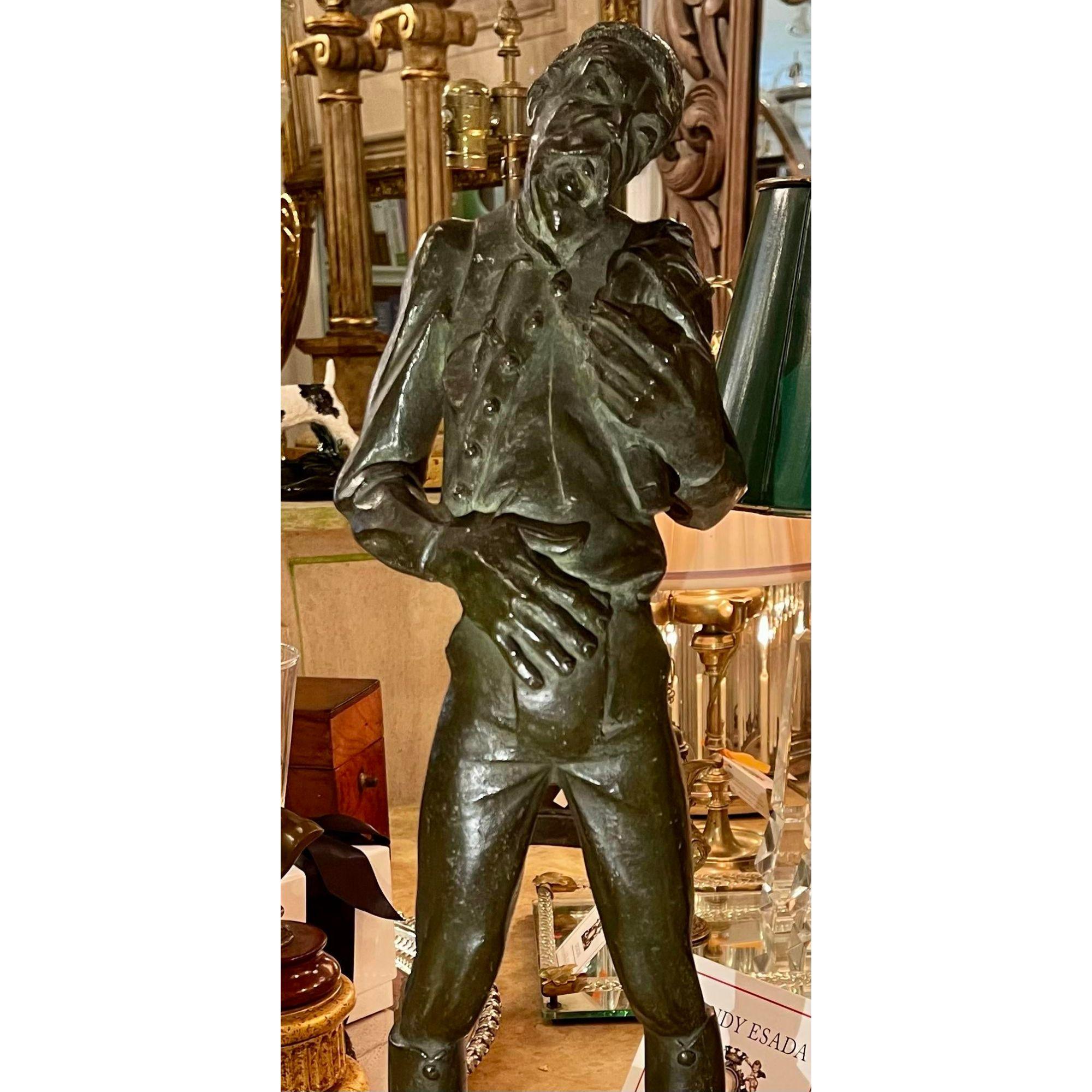 Antique Hungarian Bronze Sculpture by Kerenyi In Good Condition For Sale In LOS ANGELES, CA