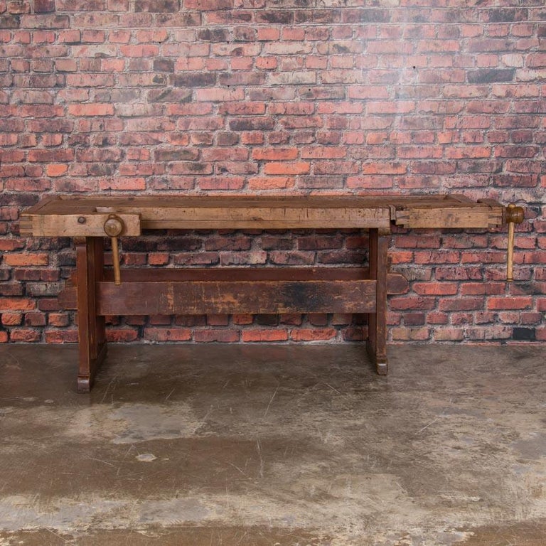 Antique Hungarian Carpenter S Workbench At 1stdibs