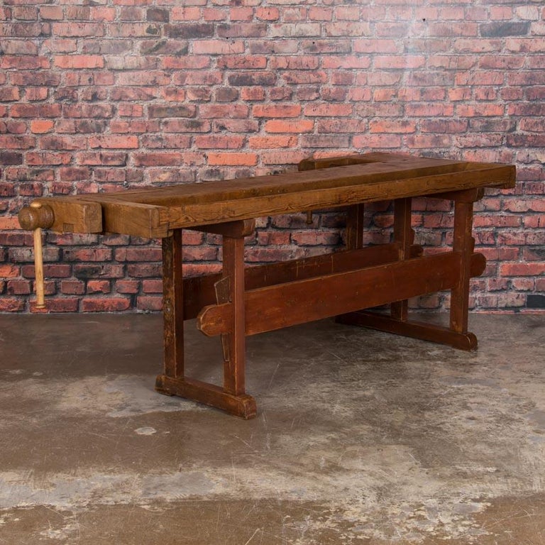 Antique Hungarian Carpenter's Workbench at 1stdibs