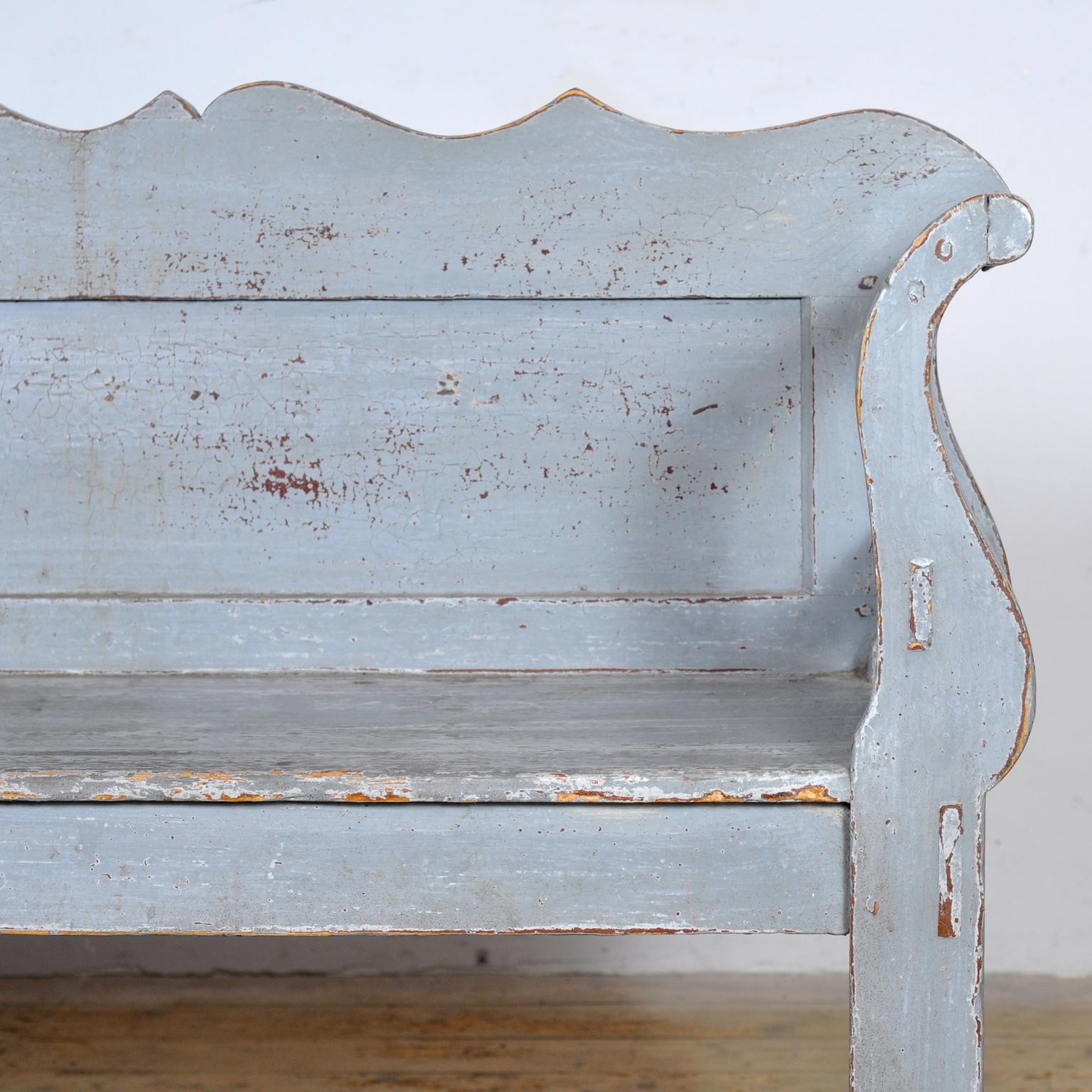Antike Bank aus ungarischer Kiefer, ca. 1900 im Angebot 3