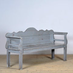 Antique Hungarian pine bench, ca. 1900