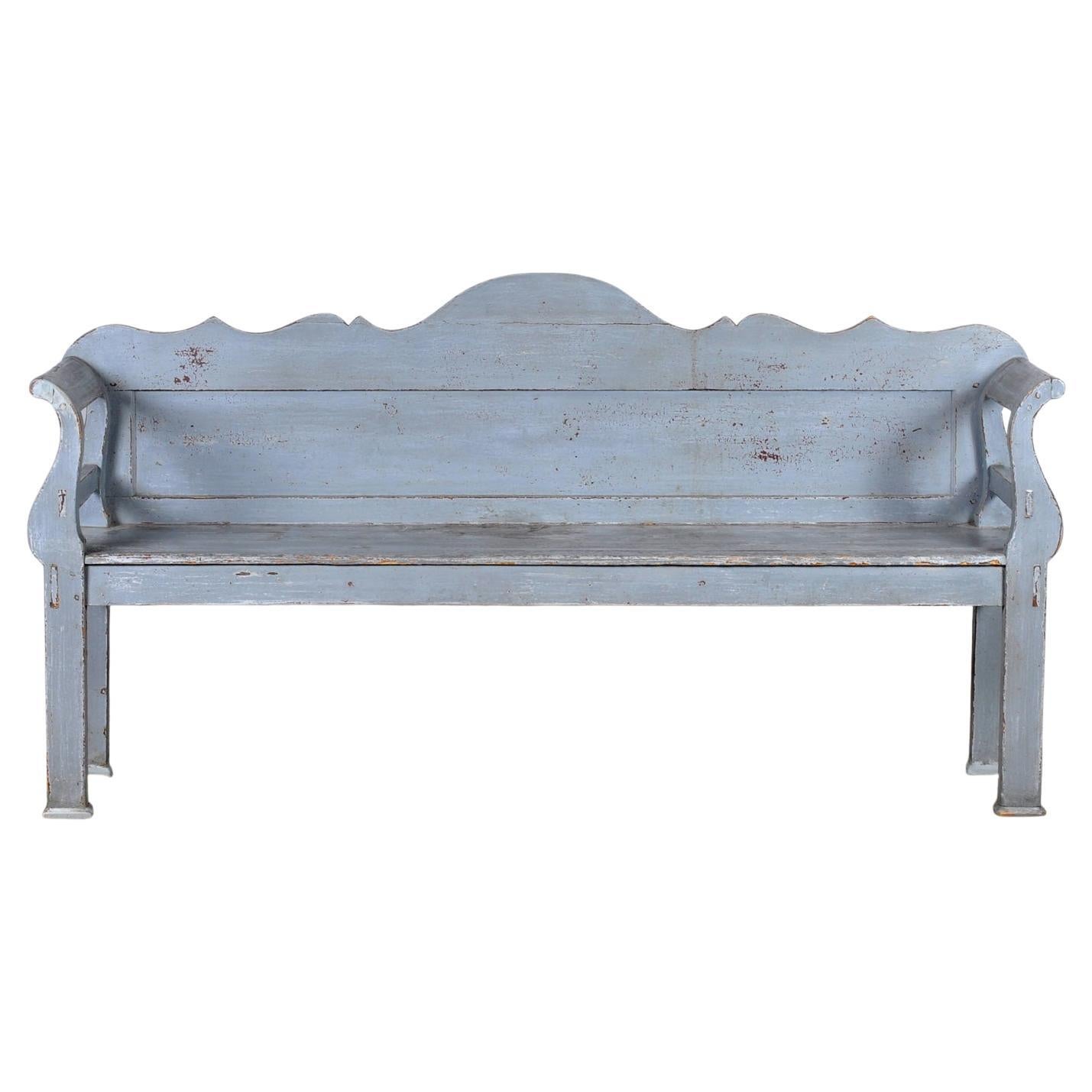 Antike Bank aus ungarischer Kiefer, ca. 1900 im Angebot