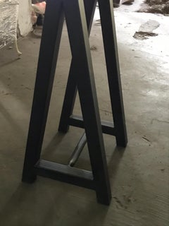 Antique Hungarian Primitive Kitchen Butchers Block Work Bench, circa 1900s