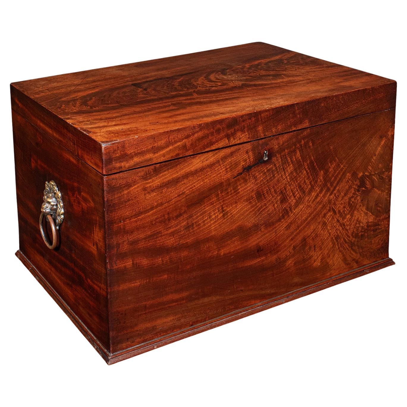 Antique Hunting Day Cellarette, Irish, Wine Storage Box, Gillingtons, Regency