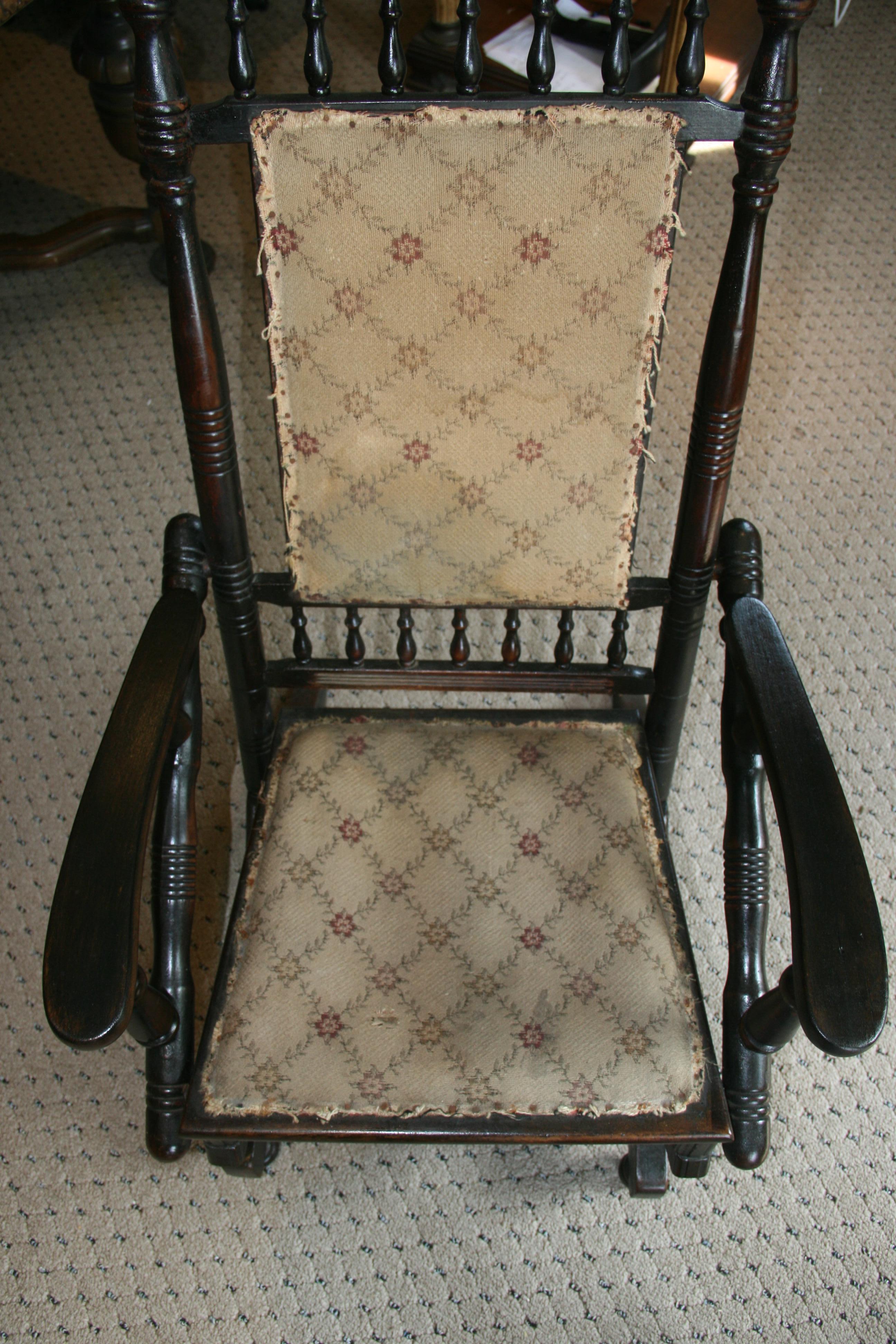Antique Hunzinger Rocking Chair For Sale 5