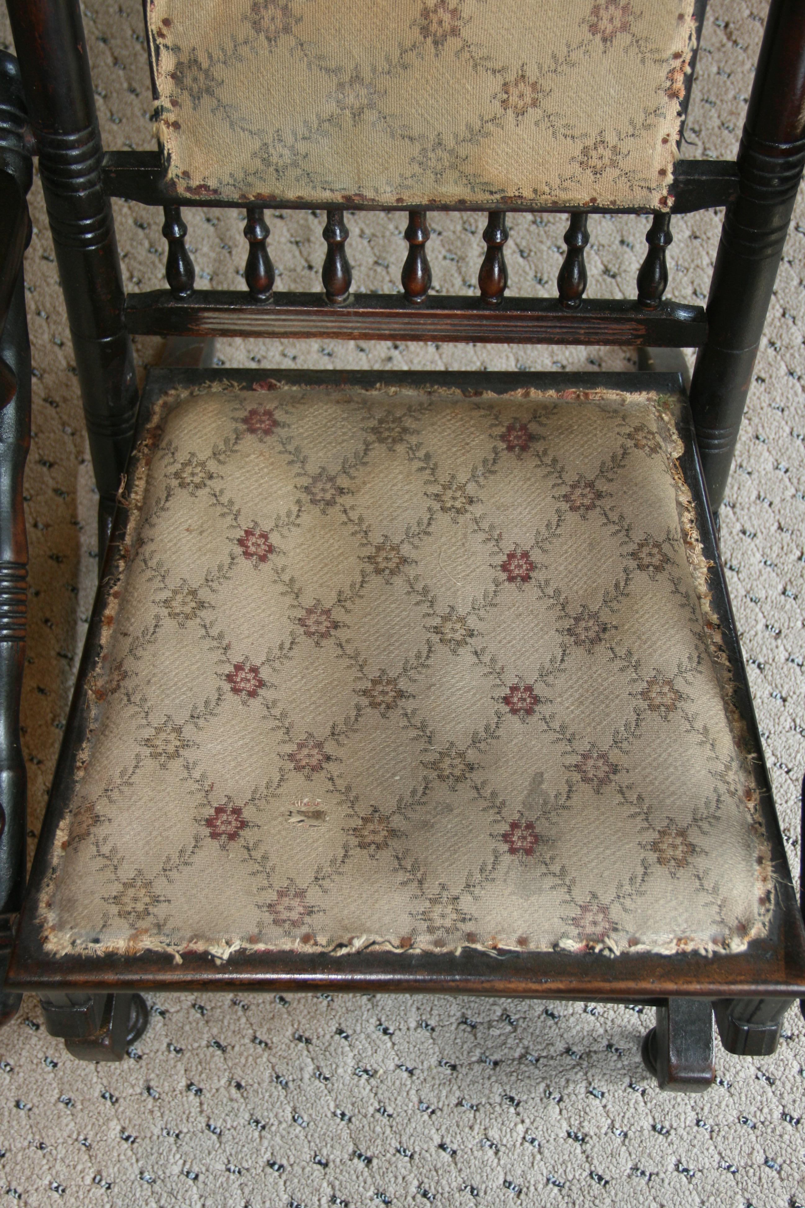Antique Hunzinger Rocking Chair For Sale 6