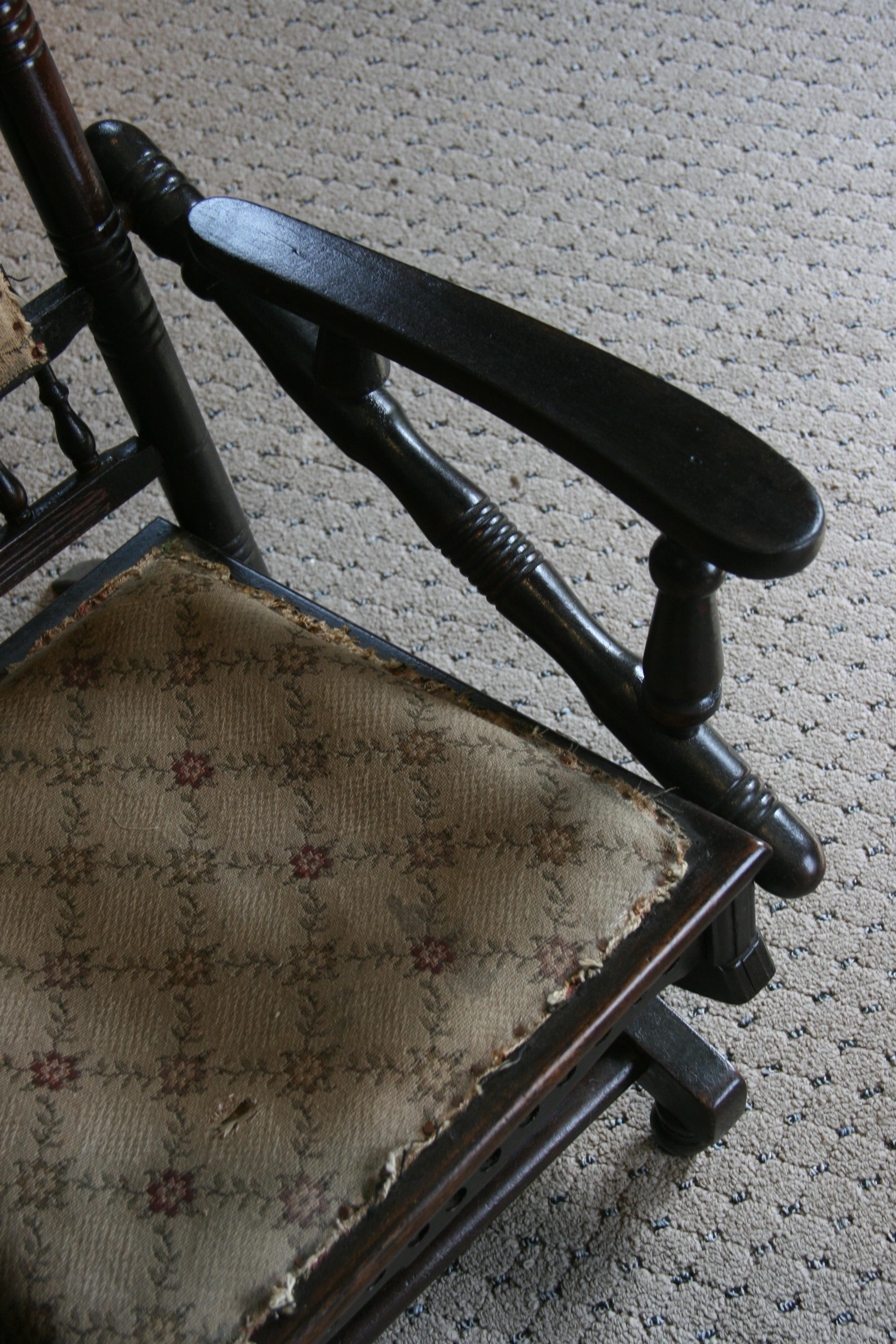 Antique Hunzinger Rocking Chair For Sale 7