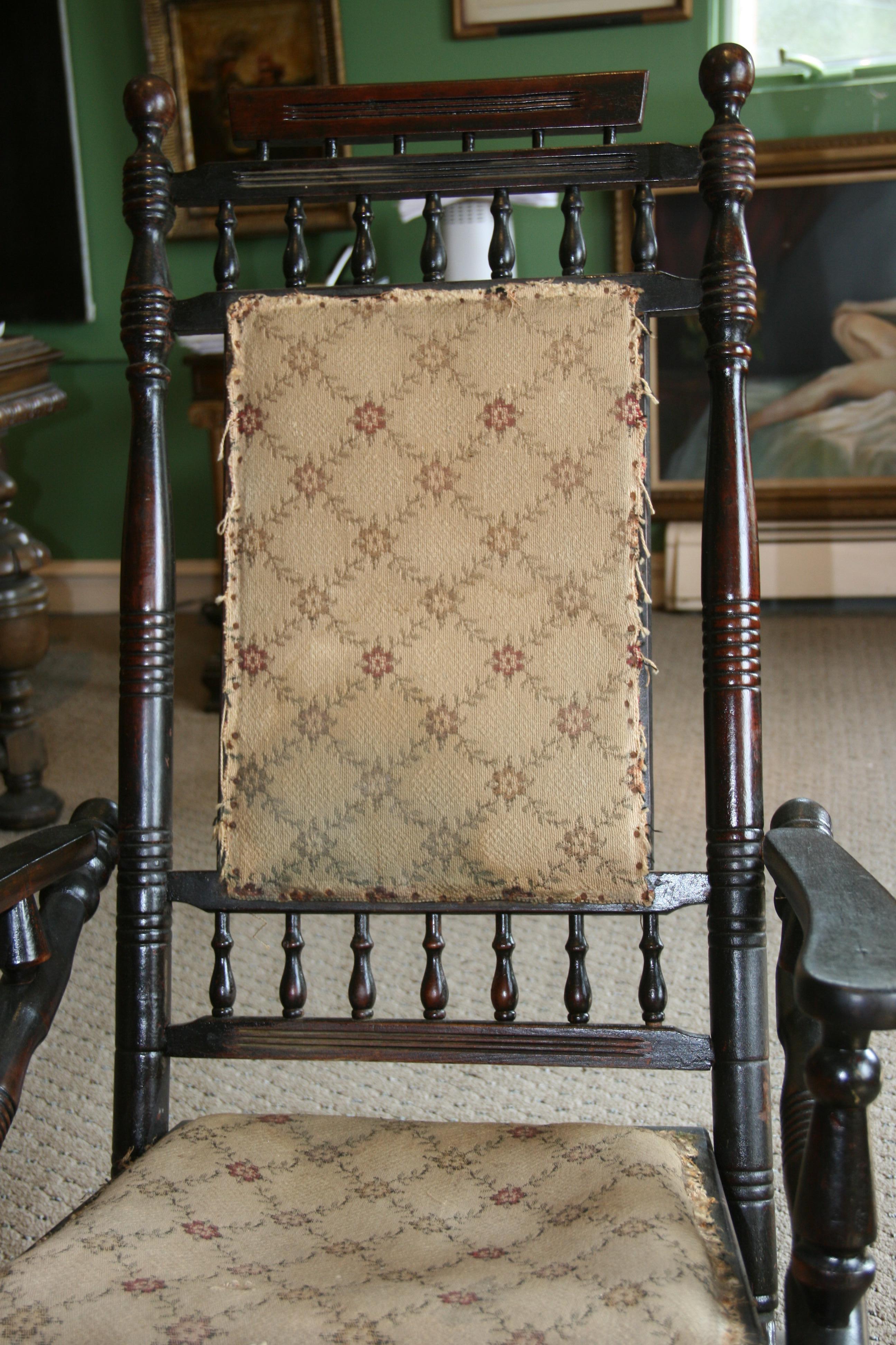 Antique Hunzinger Rocking Chair For Sale 1