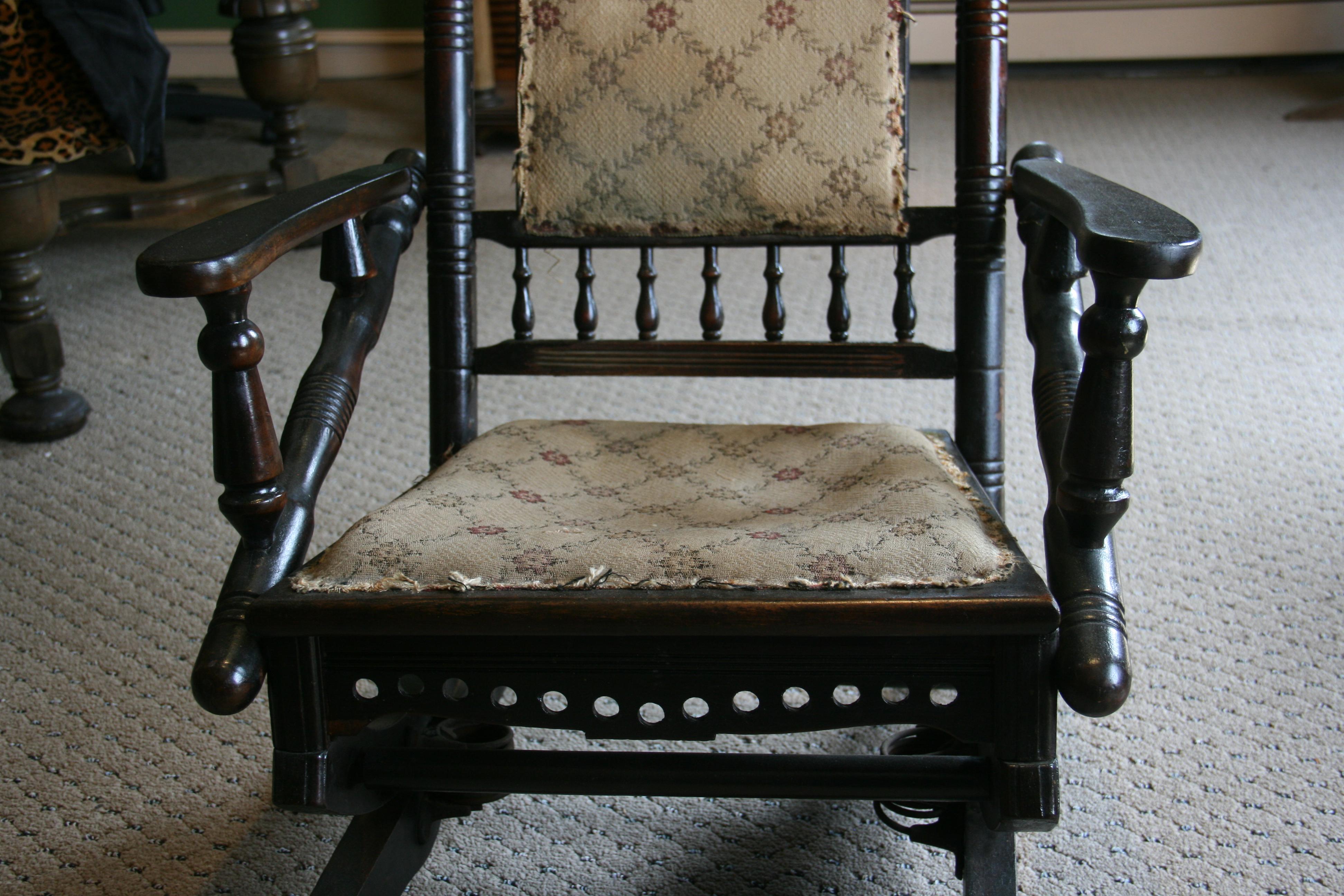 Antique Hunzinger Rocking Chair For Sale 2