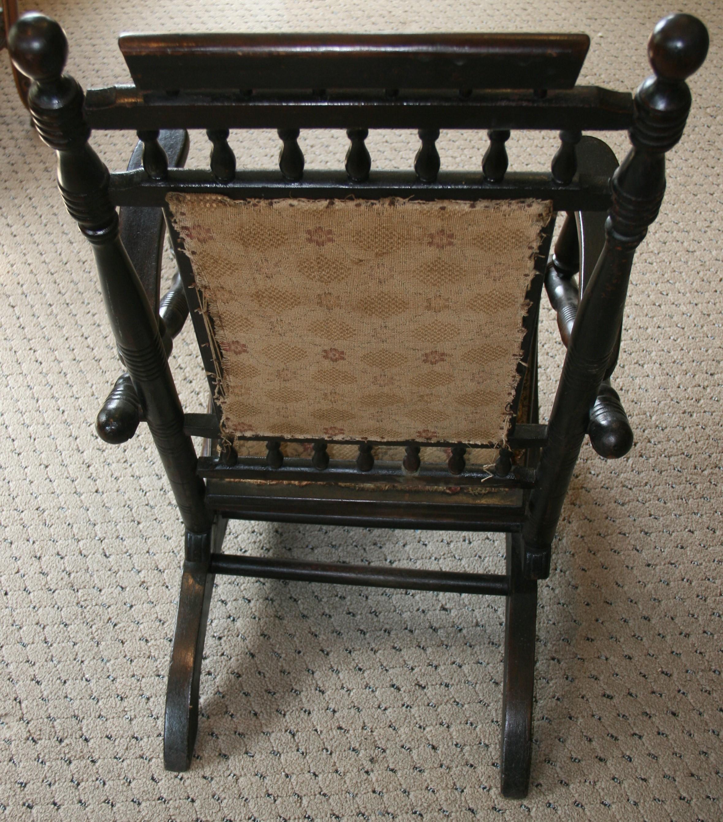 Antique Hunzinger Rocking Chair For Sale 3
