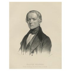 Retrato Islandés Antiguo - Ólafur Pálsson de Skaftafell, 1842