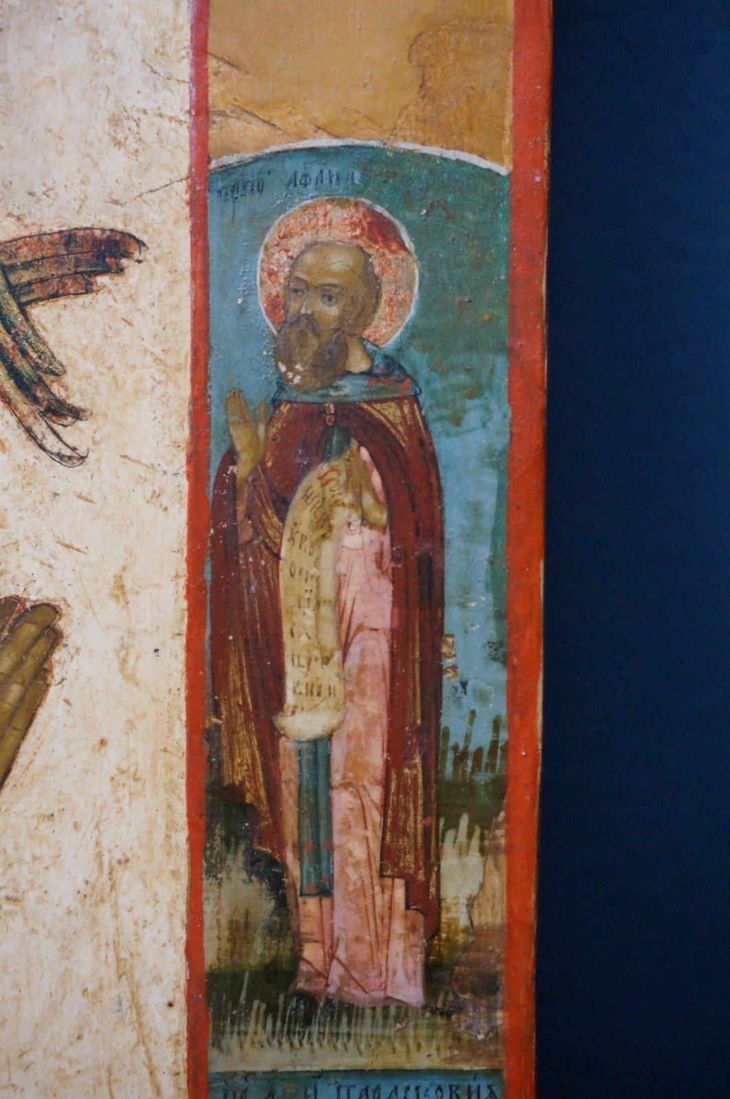 Icône antique représentant la Mère de Dieu du Signe, vers 1800 en vente 1