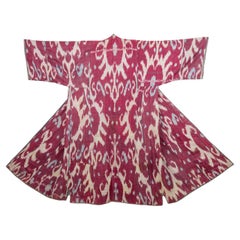 Antique Ikat Chapan, Kokand Khanate, Tajikstan 1880s