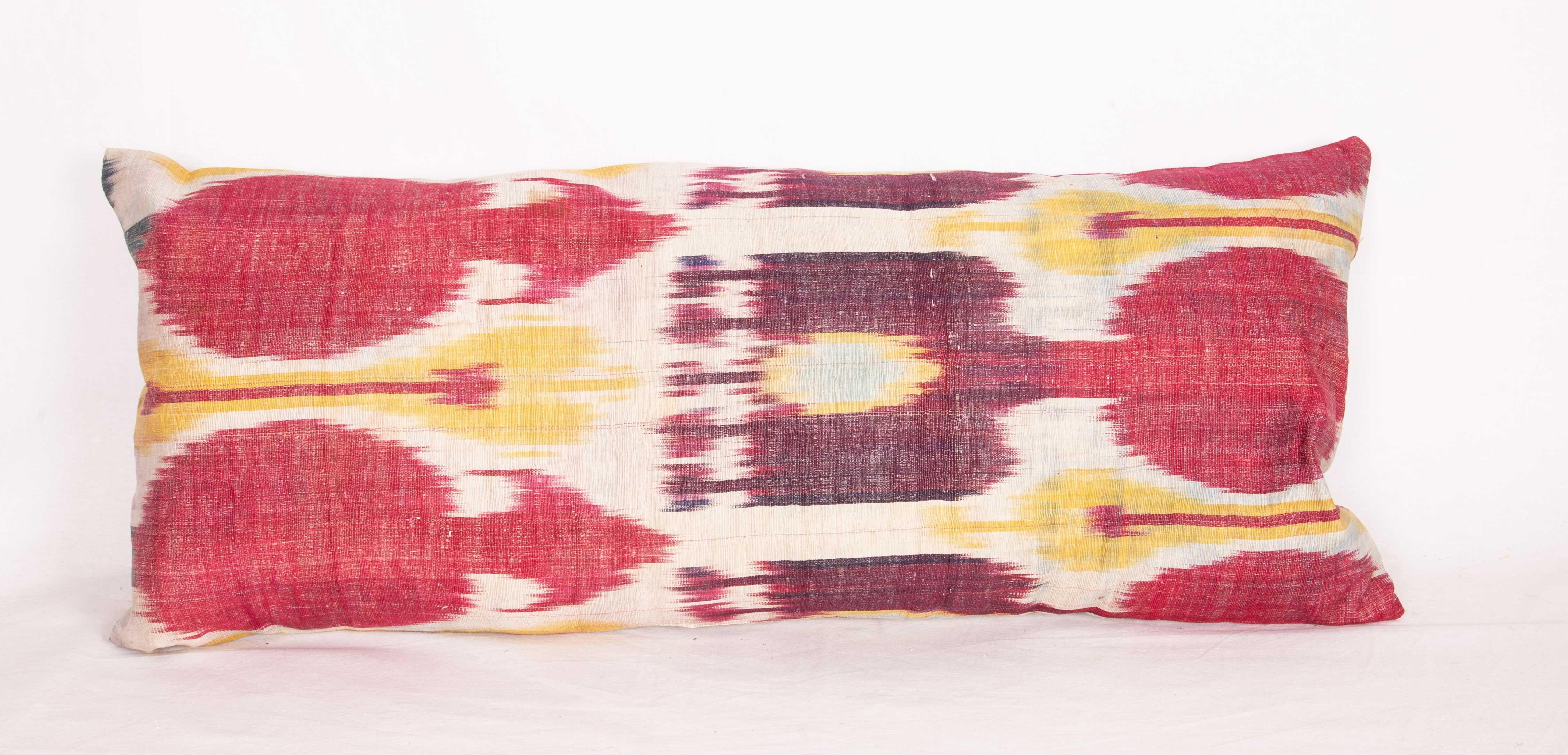 Antique Ikat Lumbar Pillow Cases Made from a 19th Century Ikat In Good Condition In Istanbul, TR