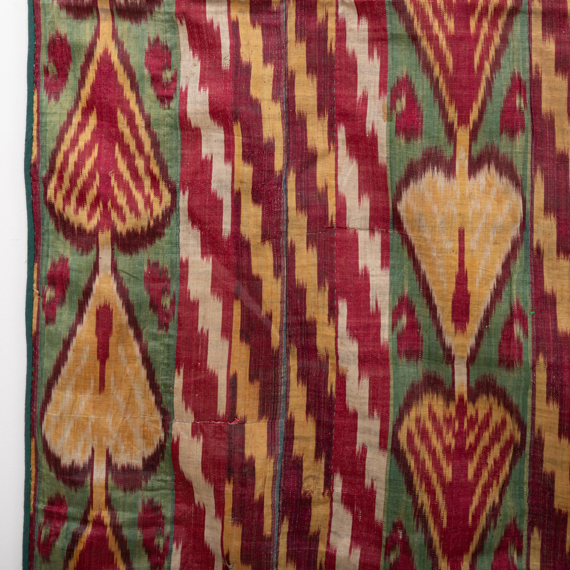 Antike Ikat-Tafel, 1850er-Jahre, Usbekistan im Angebot 5