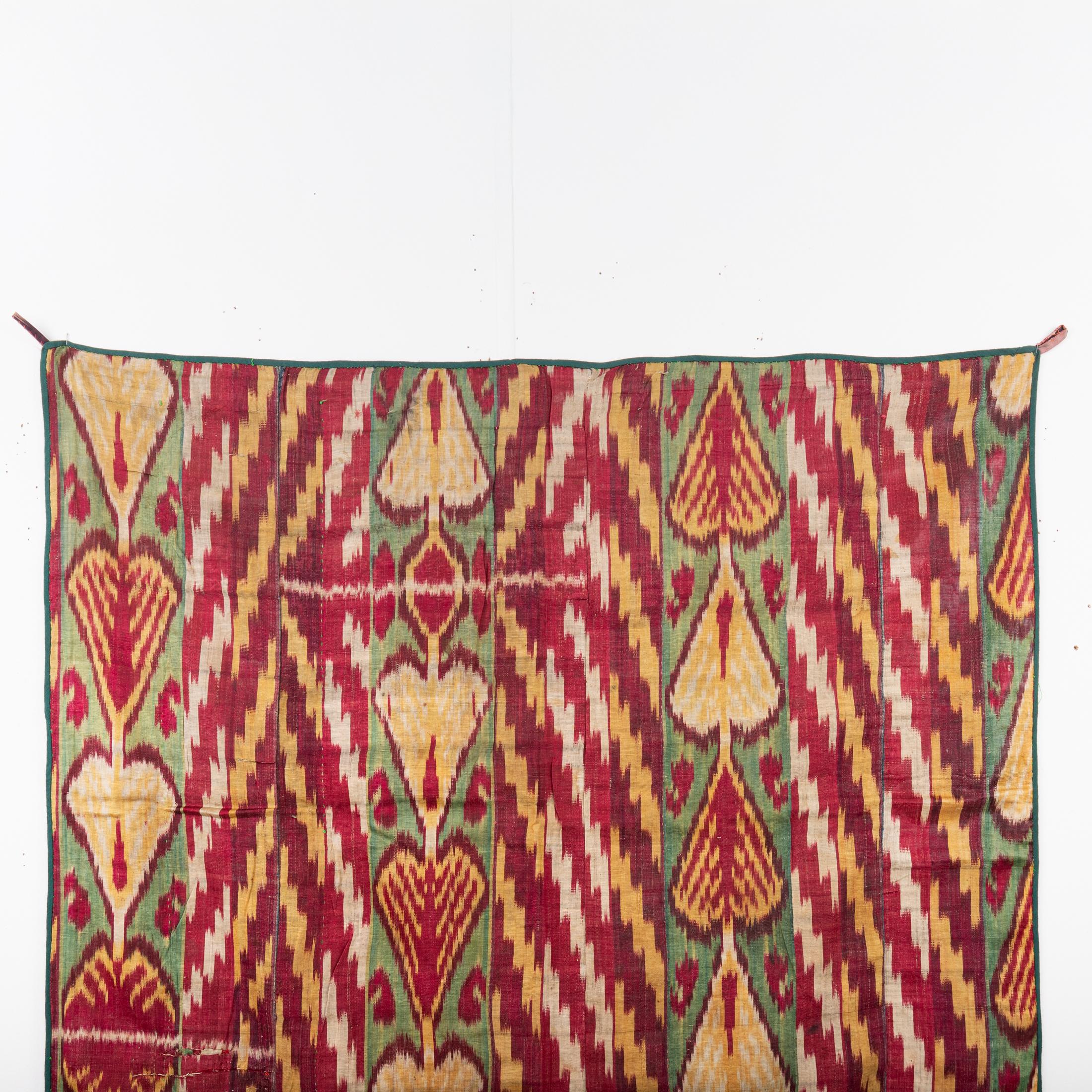 Antike Ikat-Tafel, 1850er-Jahre, Usbekistan (Indisch) im Angebot