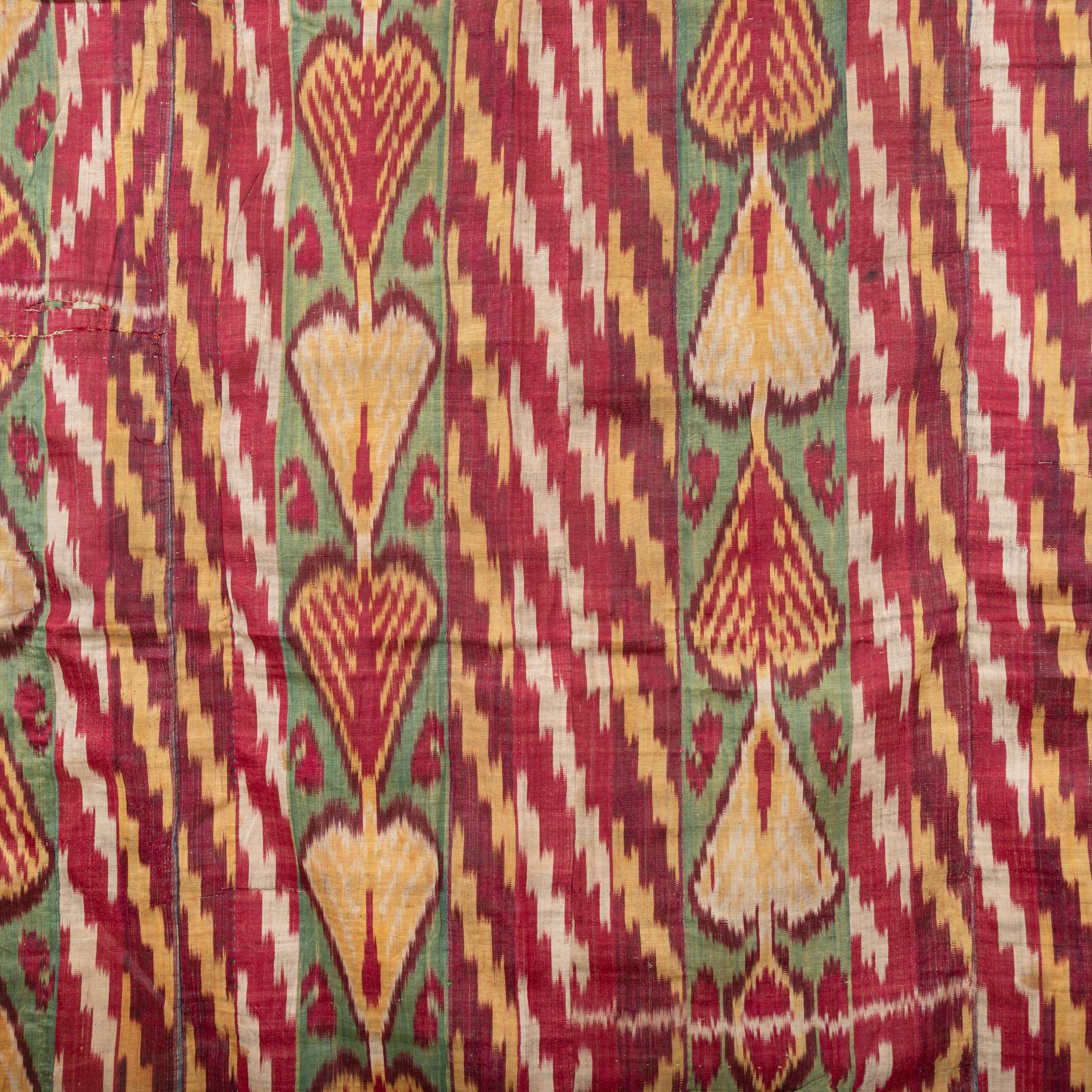 Antike Ikat-Tafel, 1850er-Jahre, Usbekistan im Zustand „Relativ gut“ im Angebot in Istanbul, TR