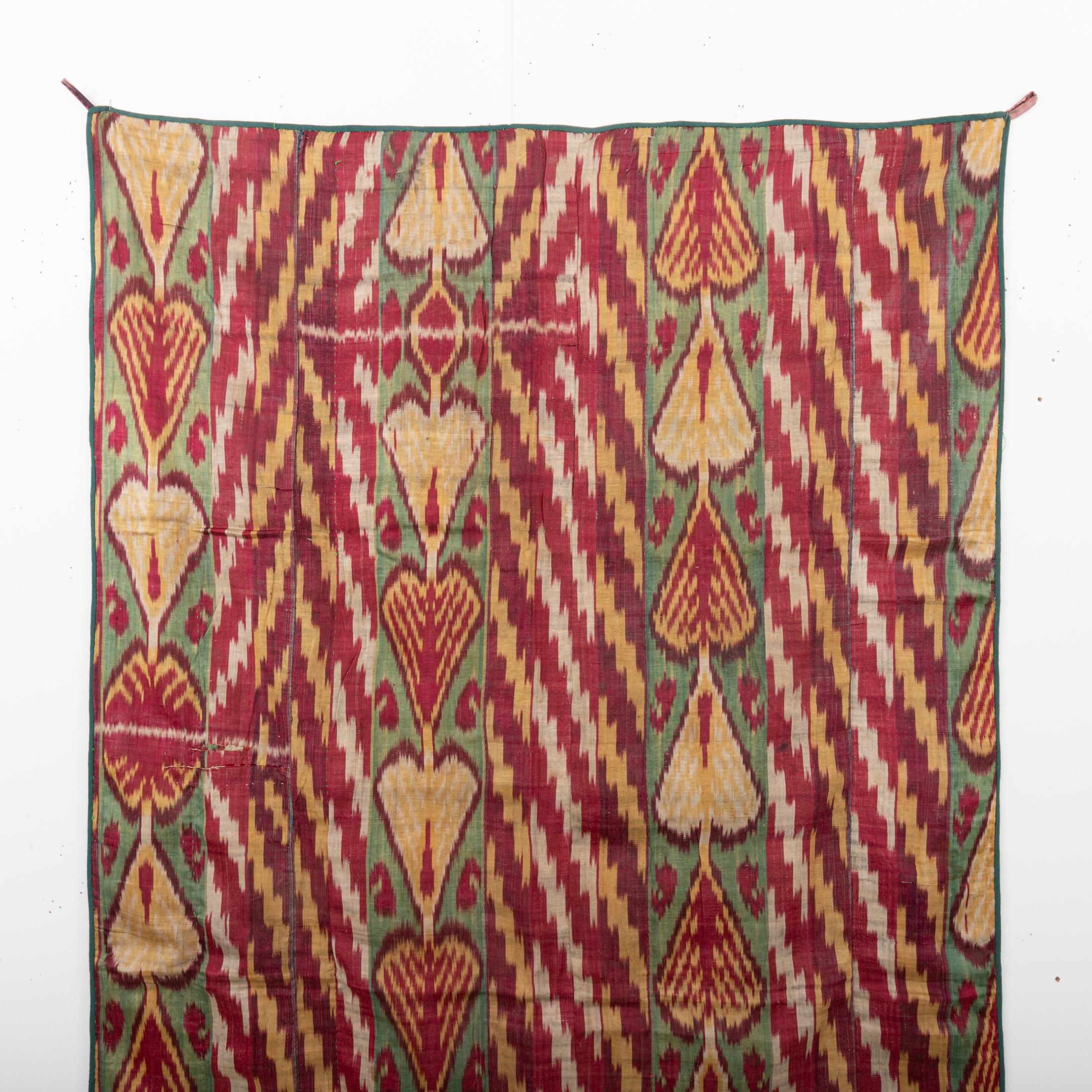 Antike Ikat-Tafel, 1850er-Jahre, Usbekistan im Angebot 1