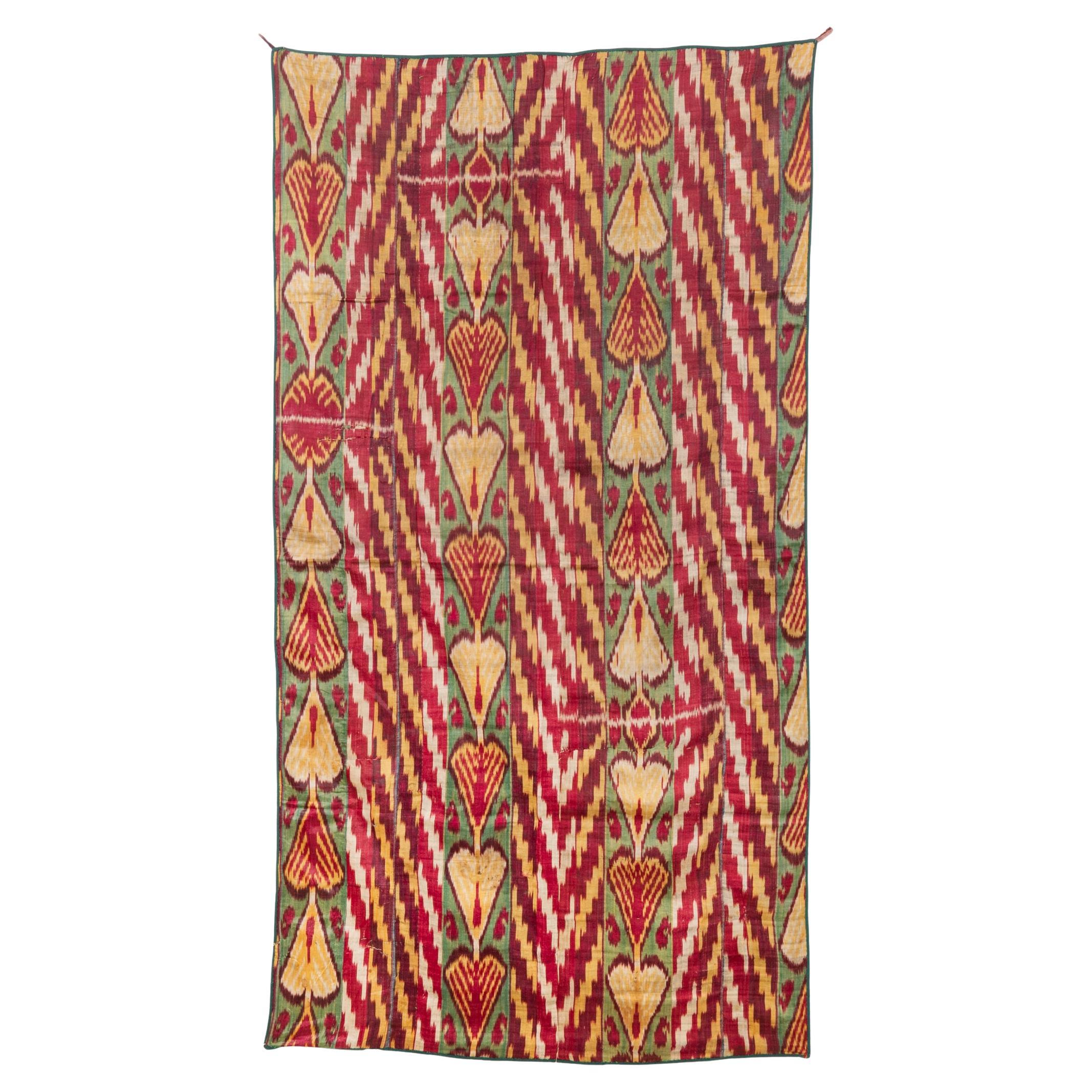 Antike Ikat-Tafel, 1850er-Jahre, Usbekistan