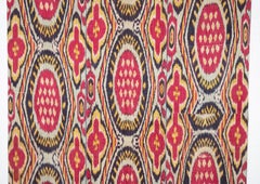 Antique Ikat Panel from Uzbekistan, 1860s