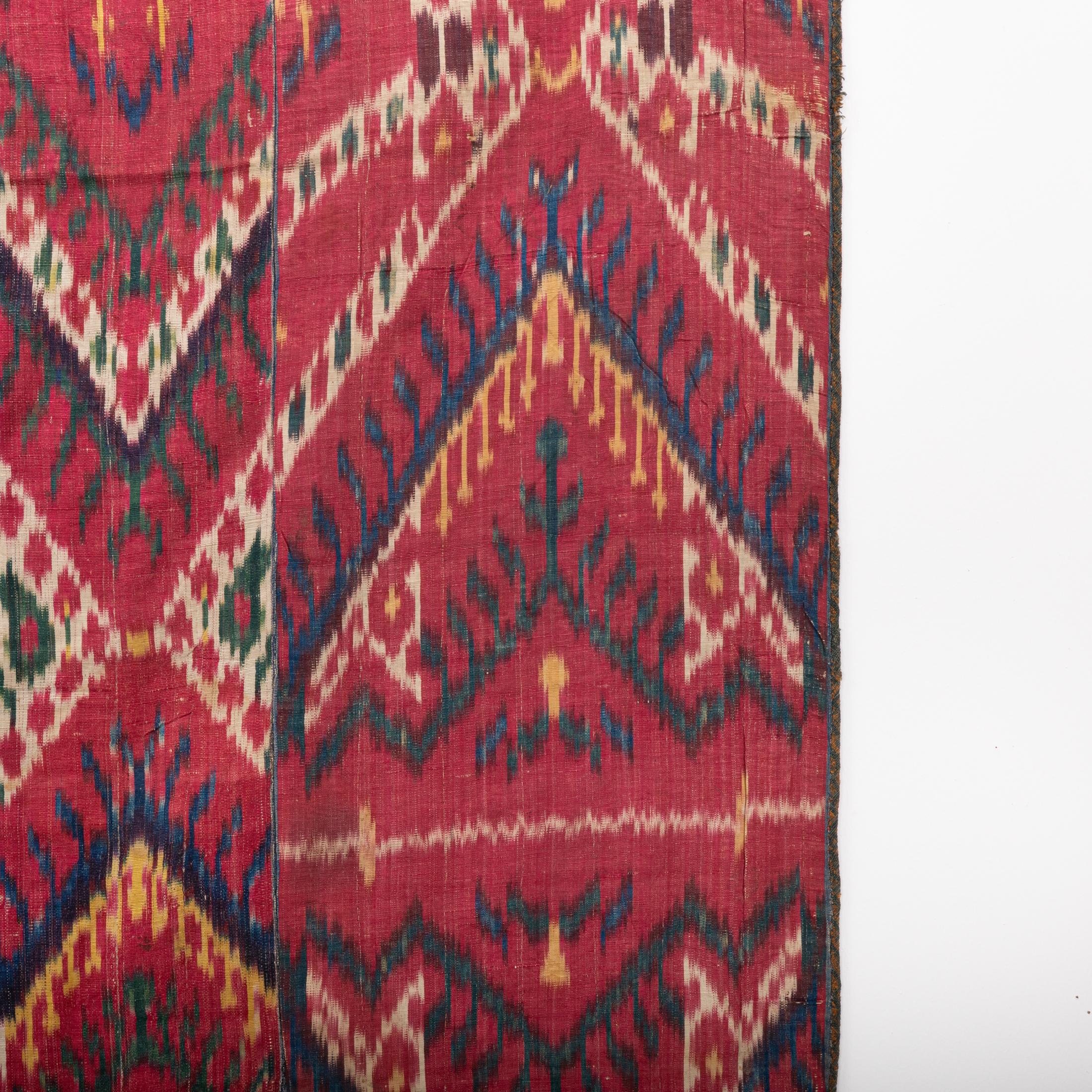 Antike Ikat-Tafel, zweites Viertel des 19. Jahrhunderts. Usbekistan im Angebot 1
