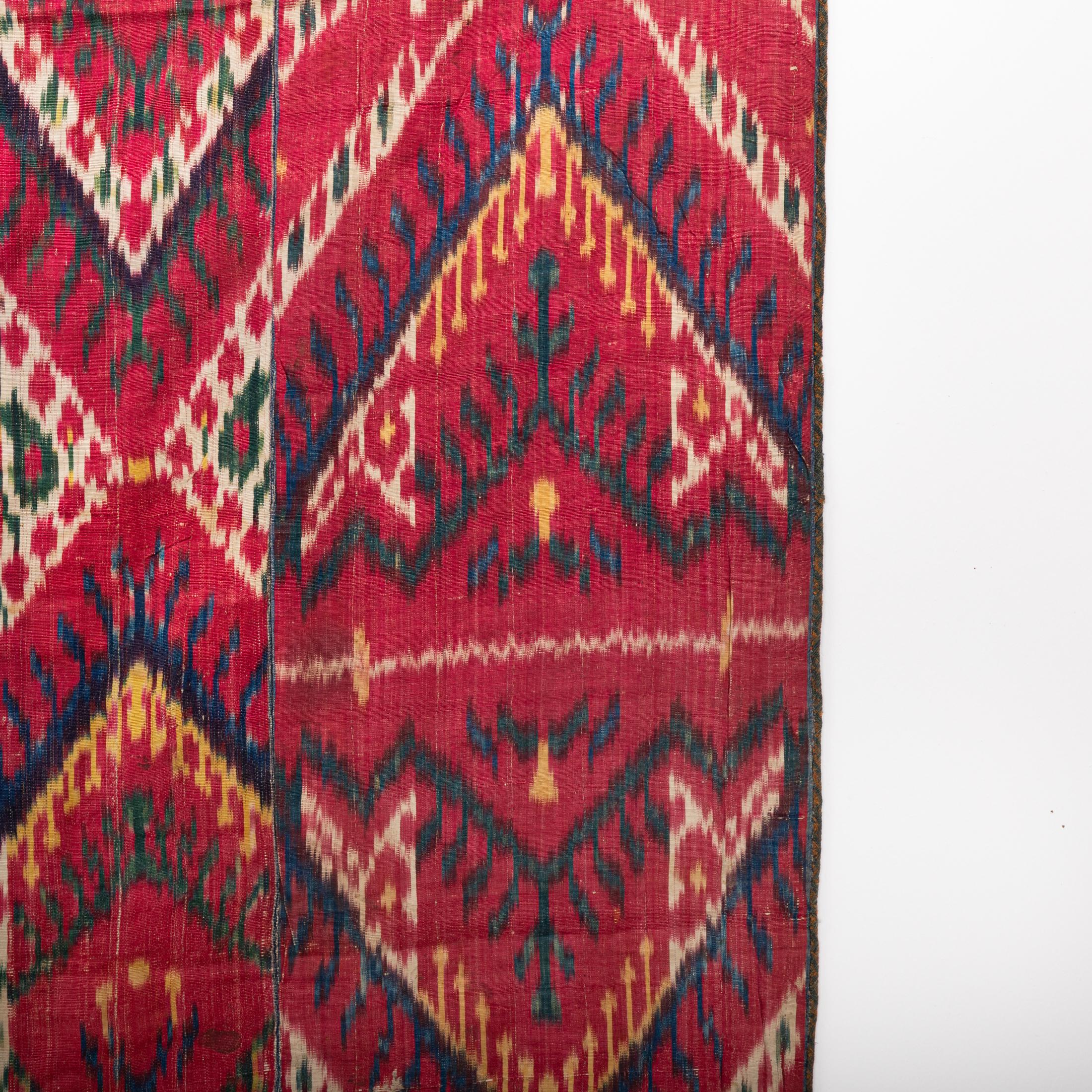 Antike Ikat-Tafel, zweites Viertel des 19. Jahrhunderts. Usbekistan im Angebot 2