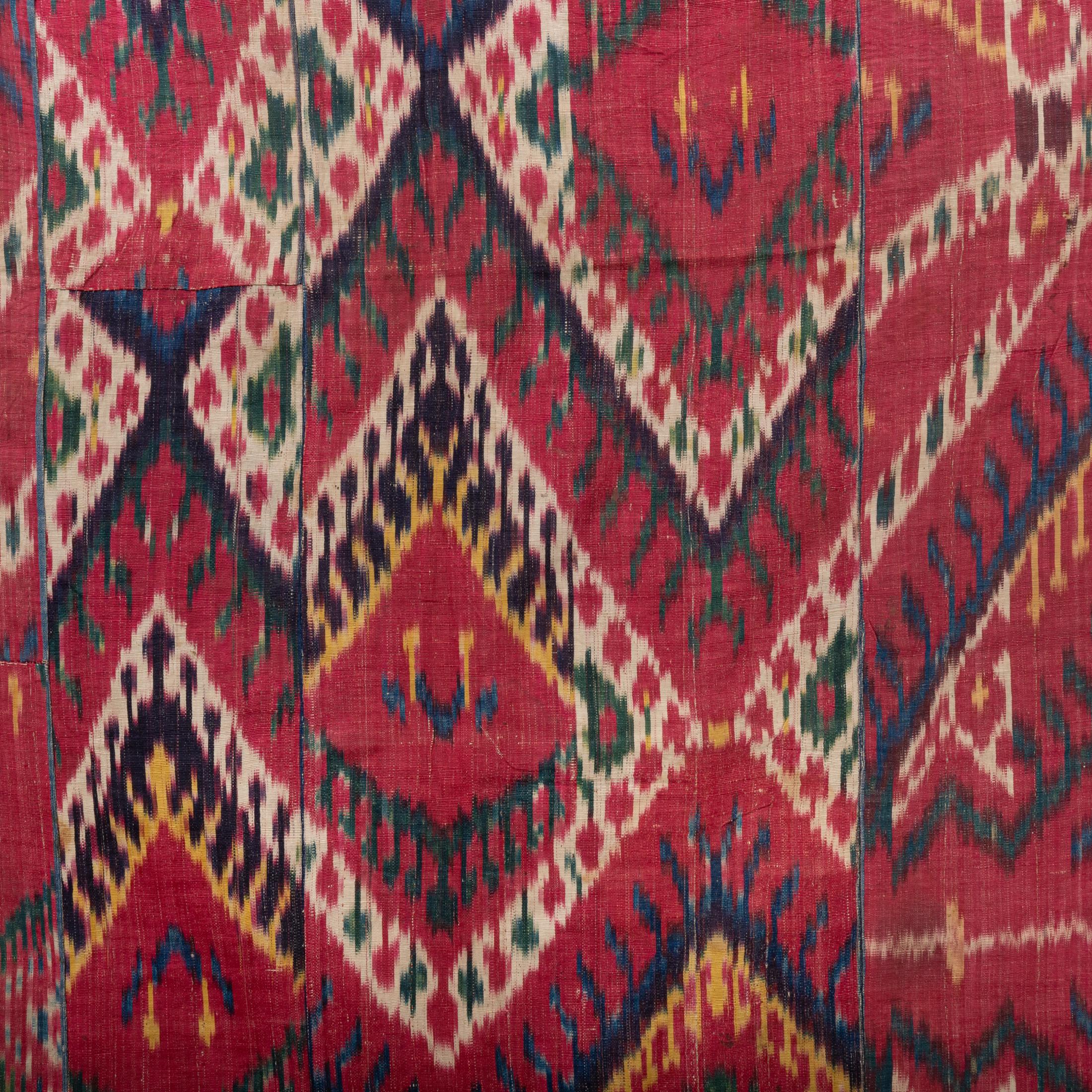 Antike Ikat-Tafel, zweites Viertel des 19. Jahrhunderts. Usbekistan im Angebot 3