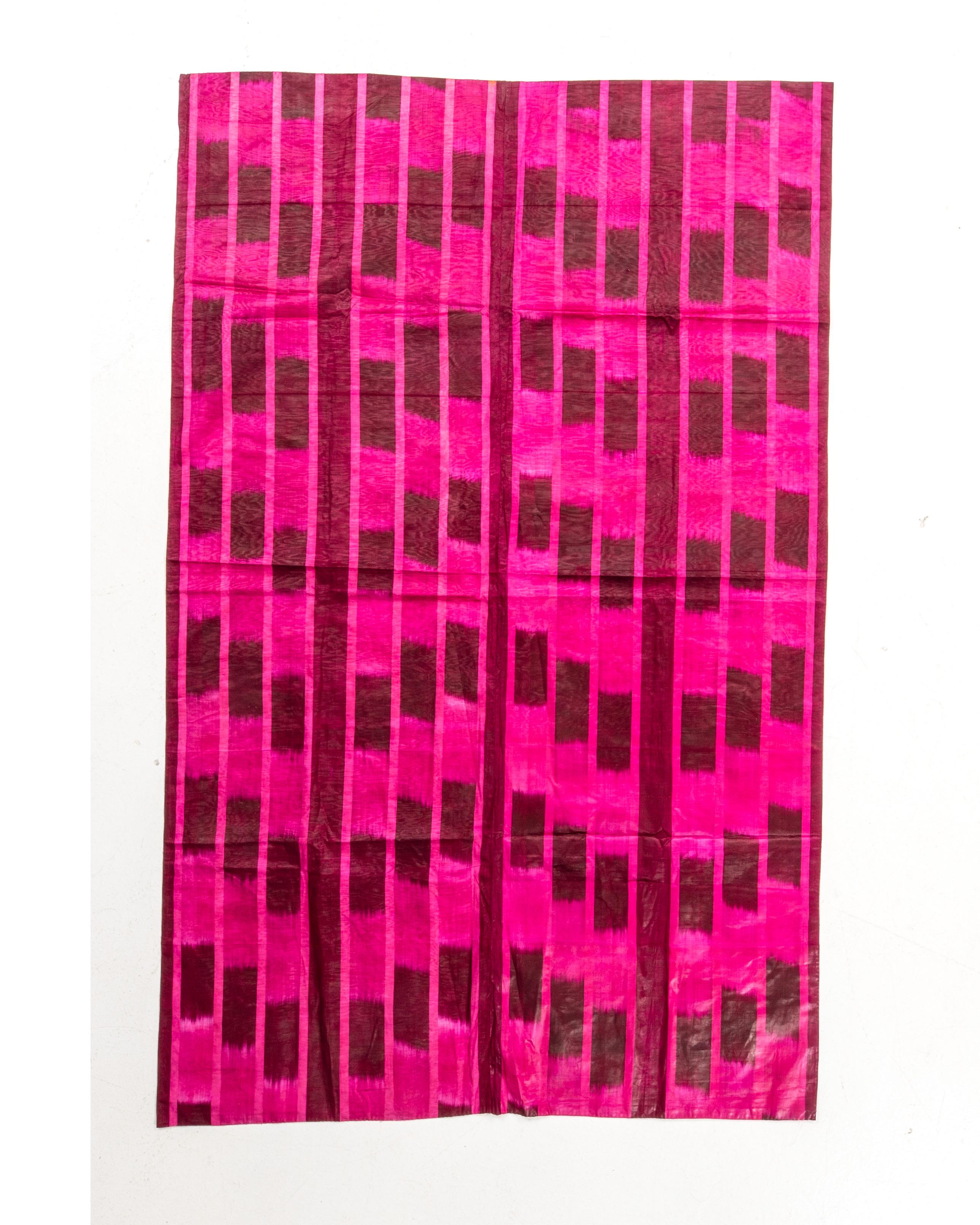 Soie Panneau Ikat ancien, Ouzbékistan, années 1920 en vente