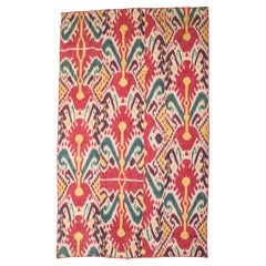 Antique Ikat Panel , Uzbekistan, 19th C.