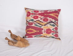 Antique Ikat Pillow Case Fashioned from a 19th Century Ikat Panel
