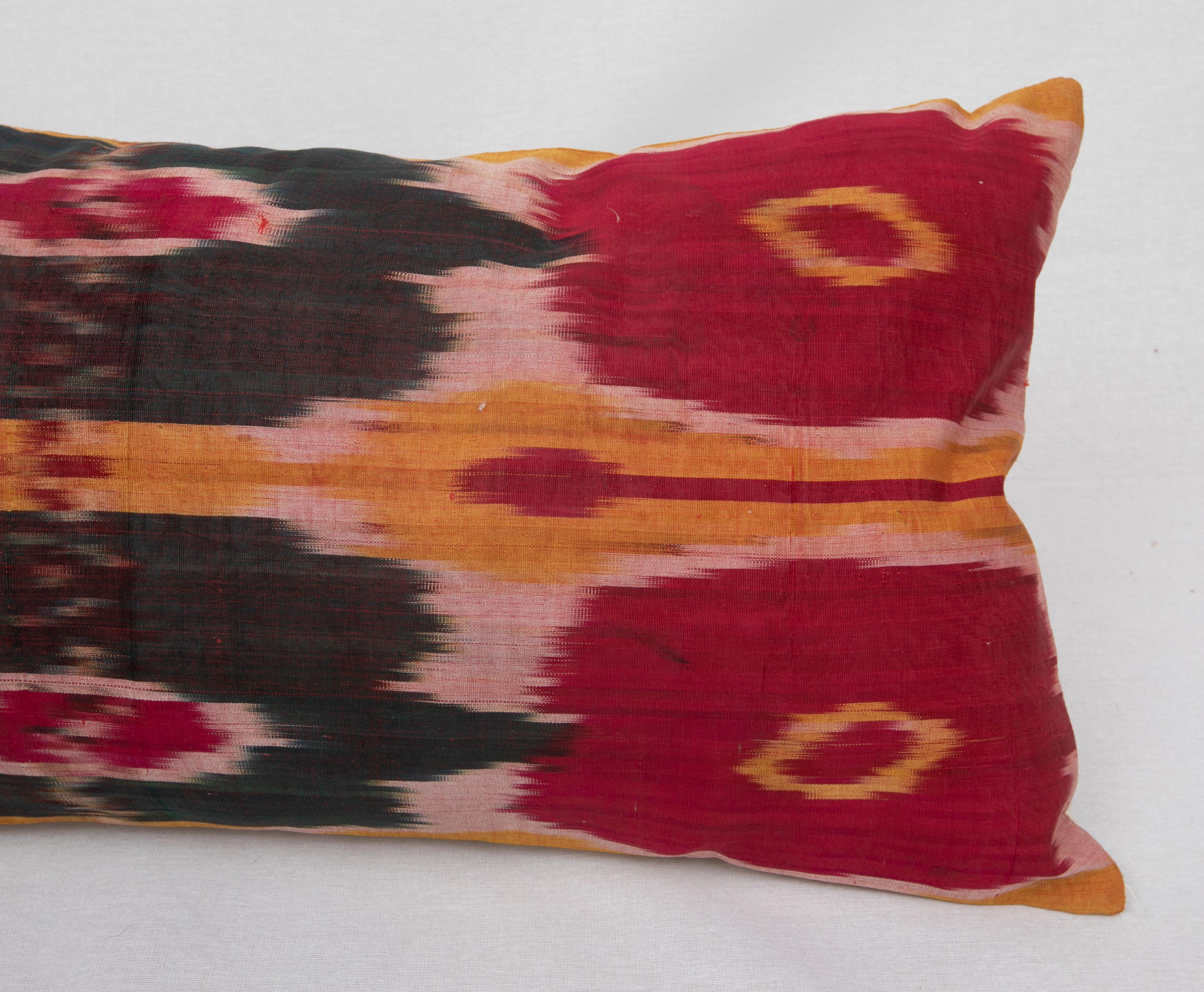 19th Century Antique Ikat Pillow Case, Late 19th C.