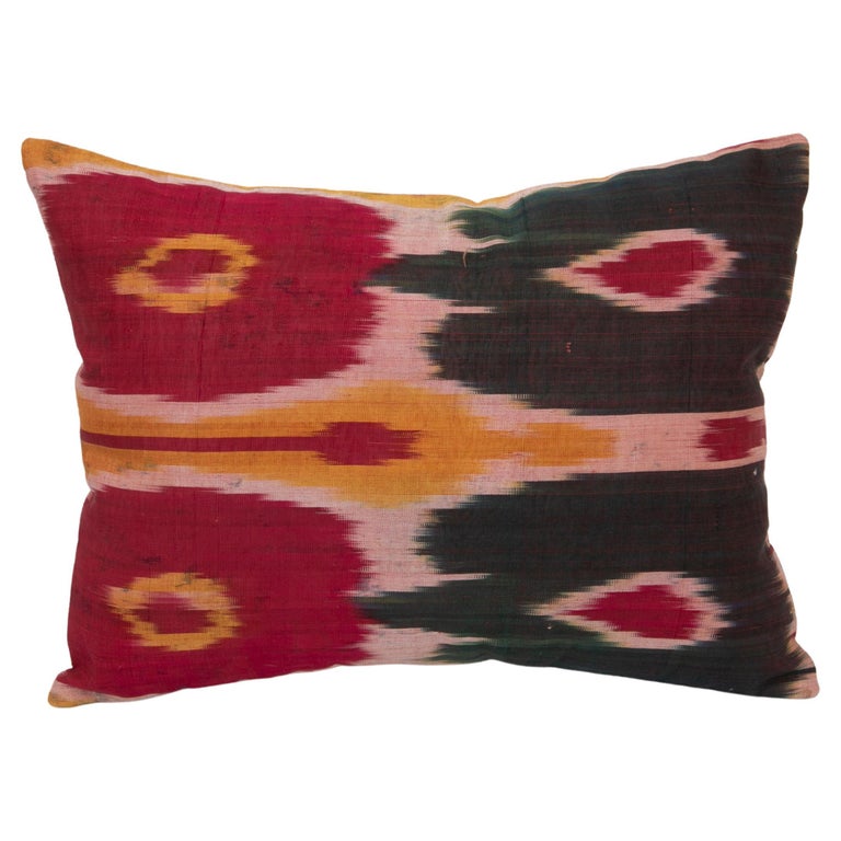 Antique Ikat Pillow Case, Late 19th C. For Sale at 1stDibs